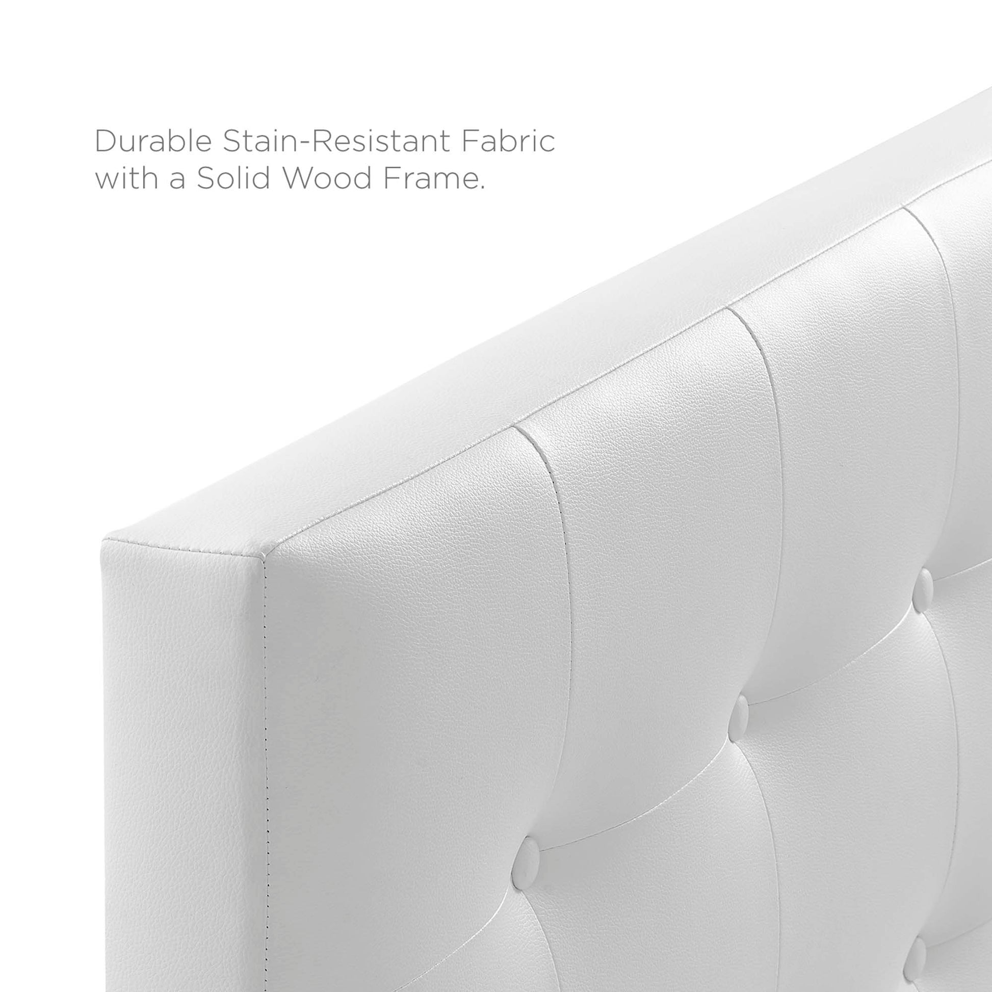Lily Upholstered Vinyl King Headboard