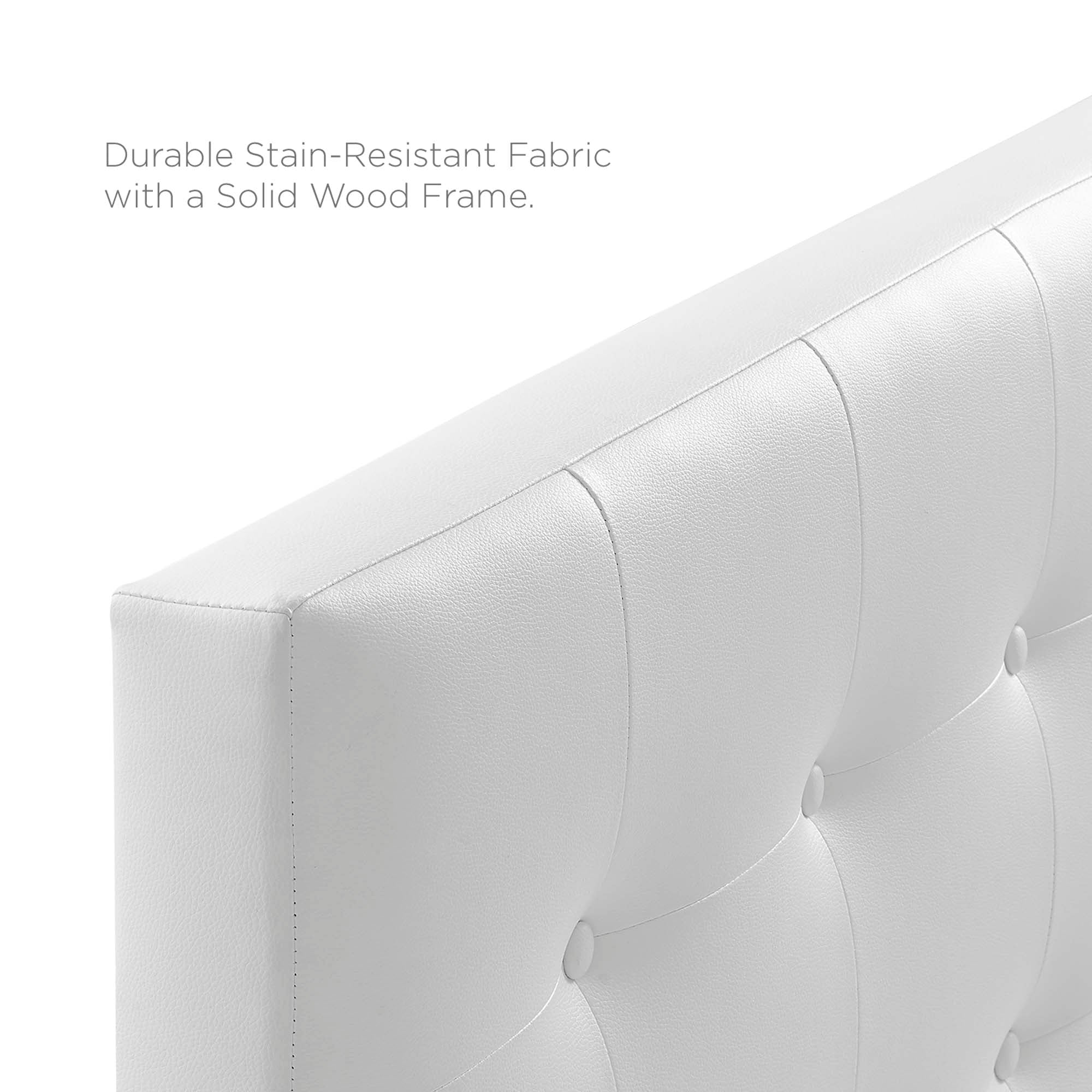 Lily Upholstered Vinyl King Headboard