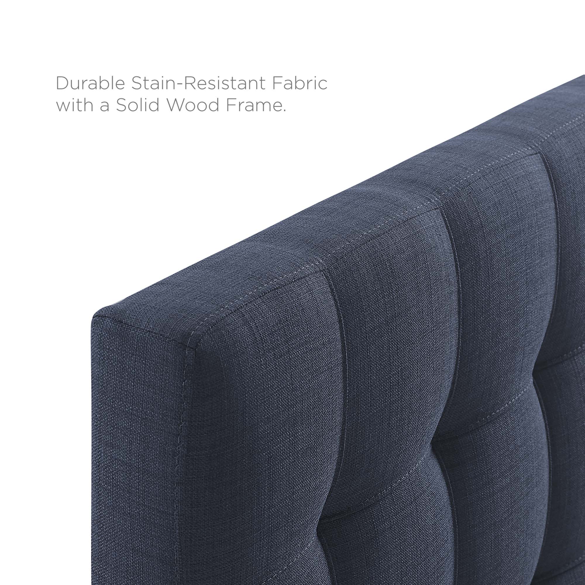 Lily Upholstered Fabric Full Headboard