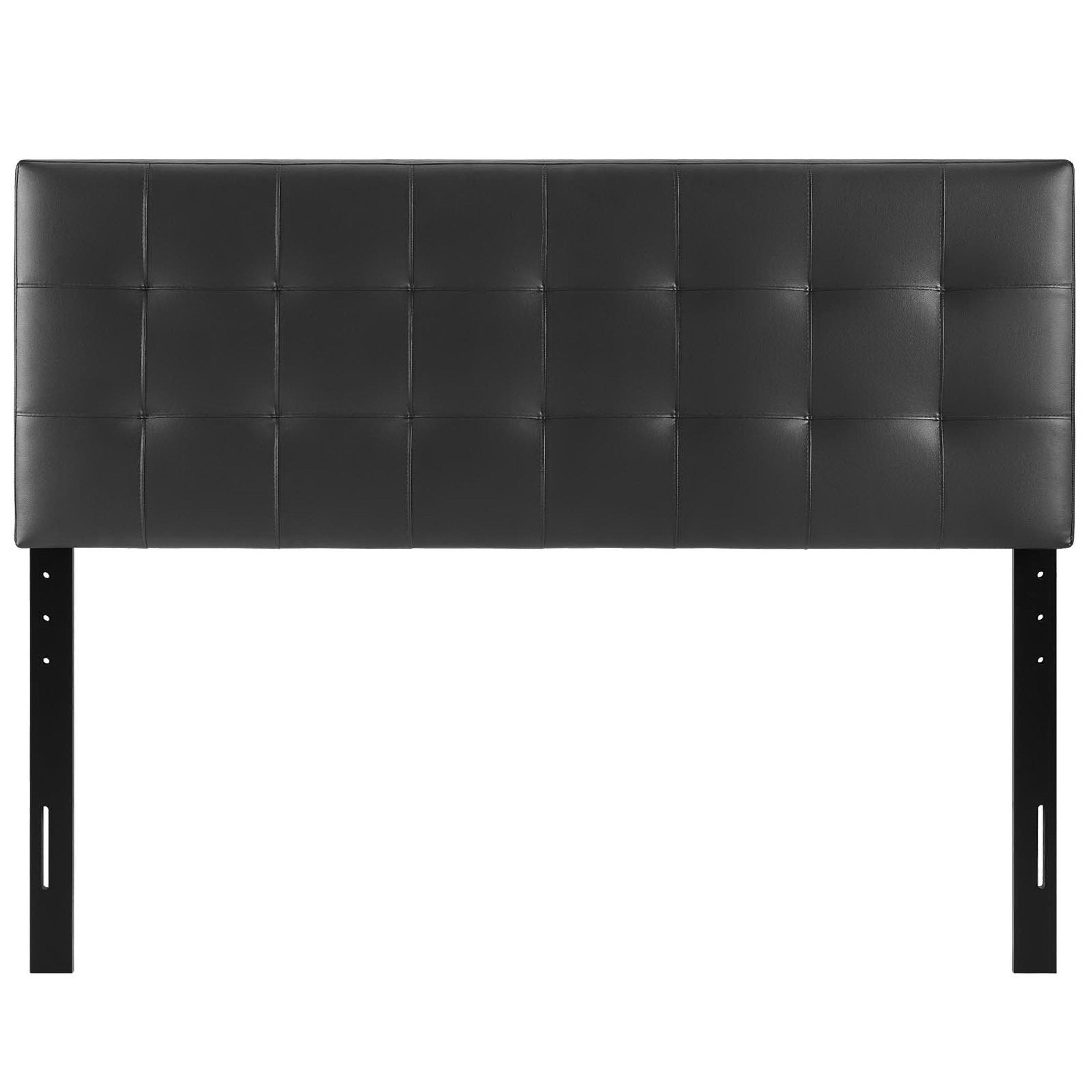Lily Upholstered Vinyl Full Headboard - Brown