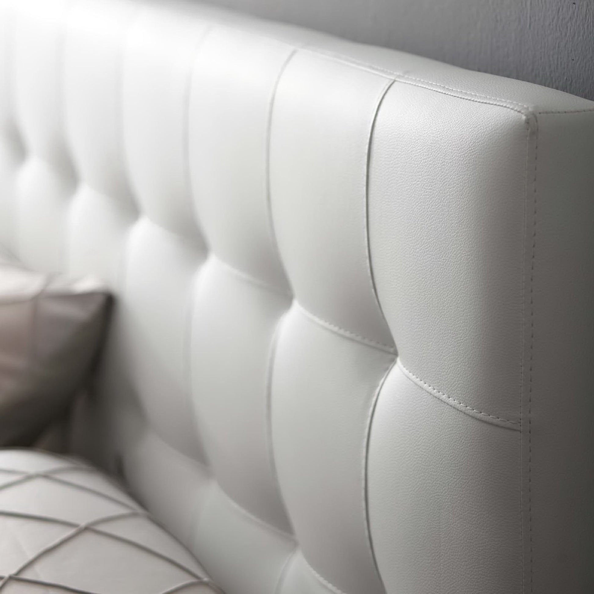 Lily Upholstered Vinyl Full Headboard