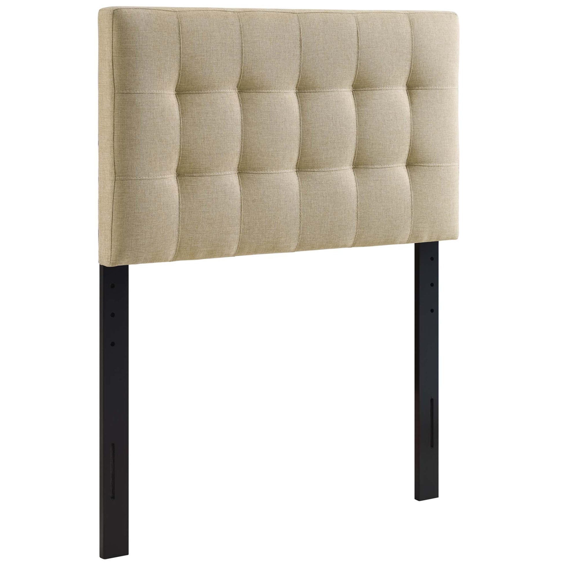 Lily Upholstered Fabric Headboard - Beige