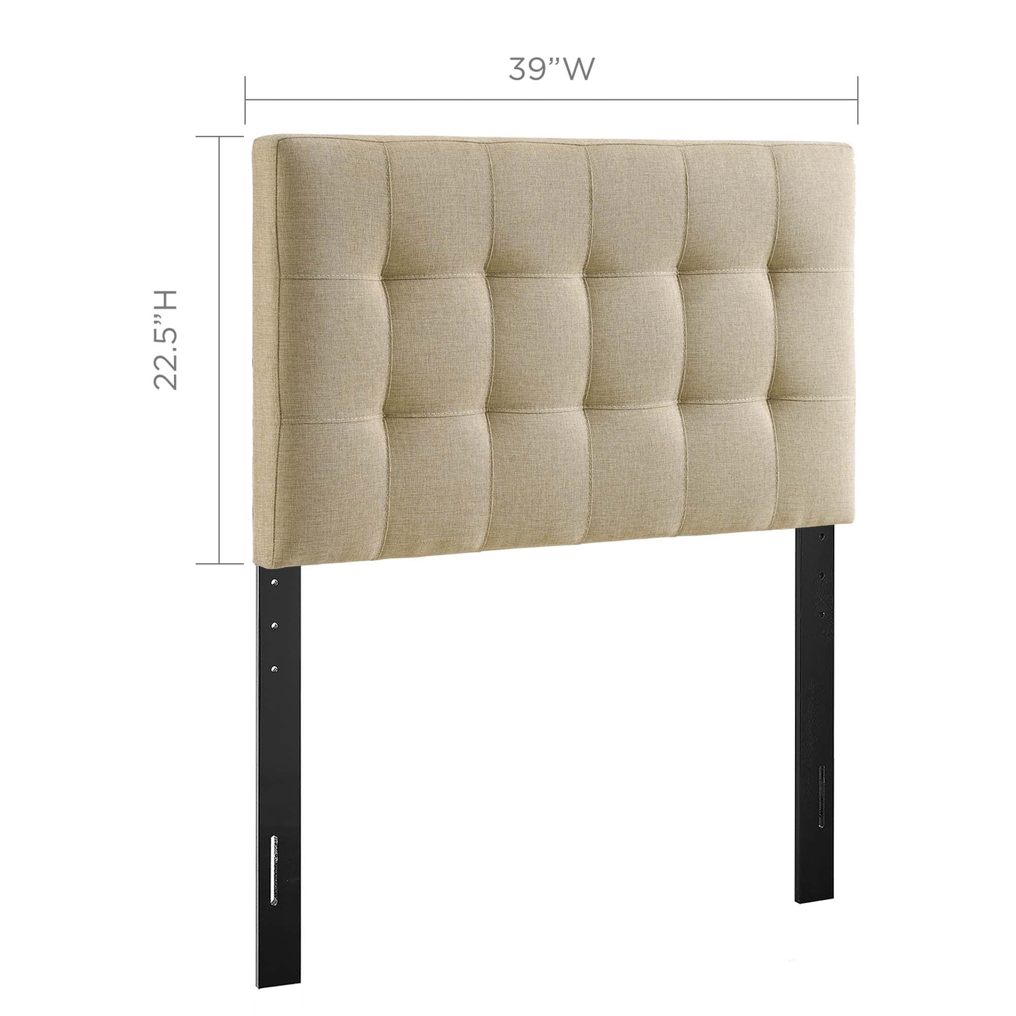 Lily Upholstered Fabric Headboard - Navy