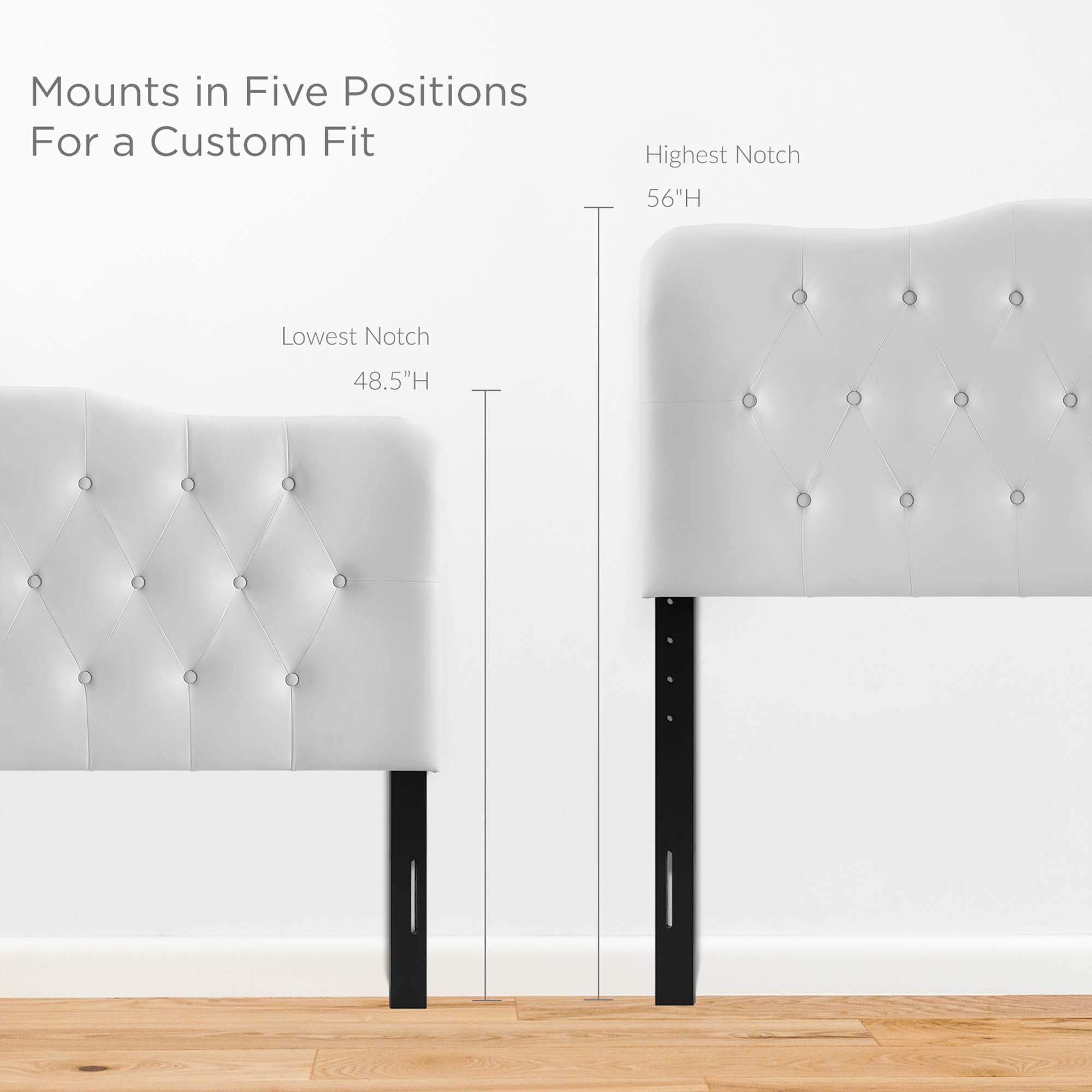 Annabel Upholstered Vinyl King Headboard