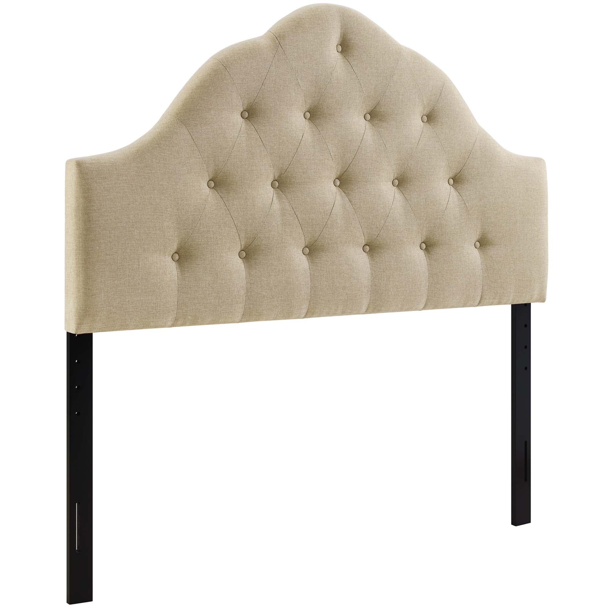 Sovereign Upholstered Fabric Headboard - Beige