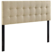 Emily Upholstered Fabric Headboard - Beige