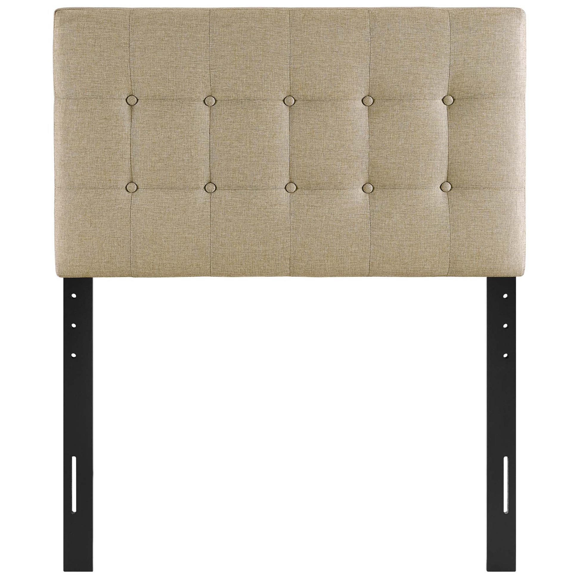 Emily Upholstered Fabric Twin Headboard
