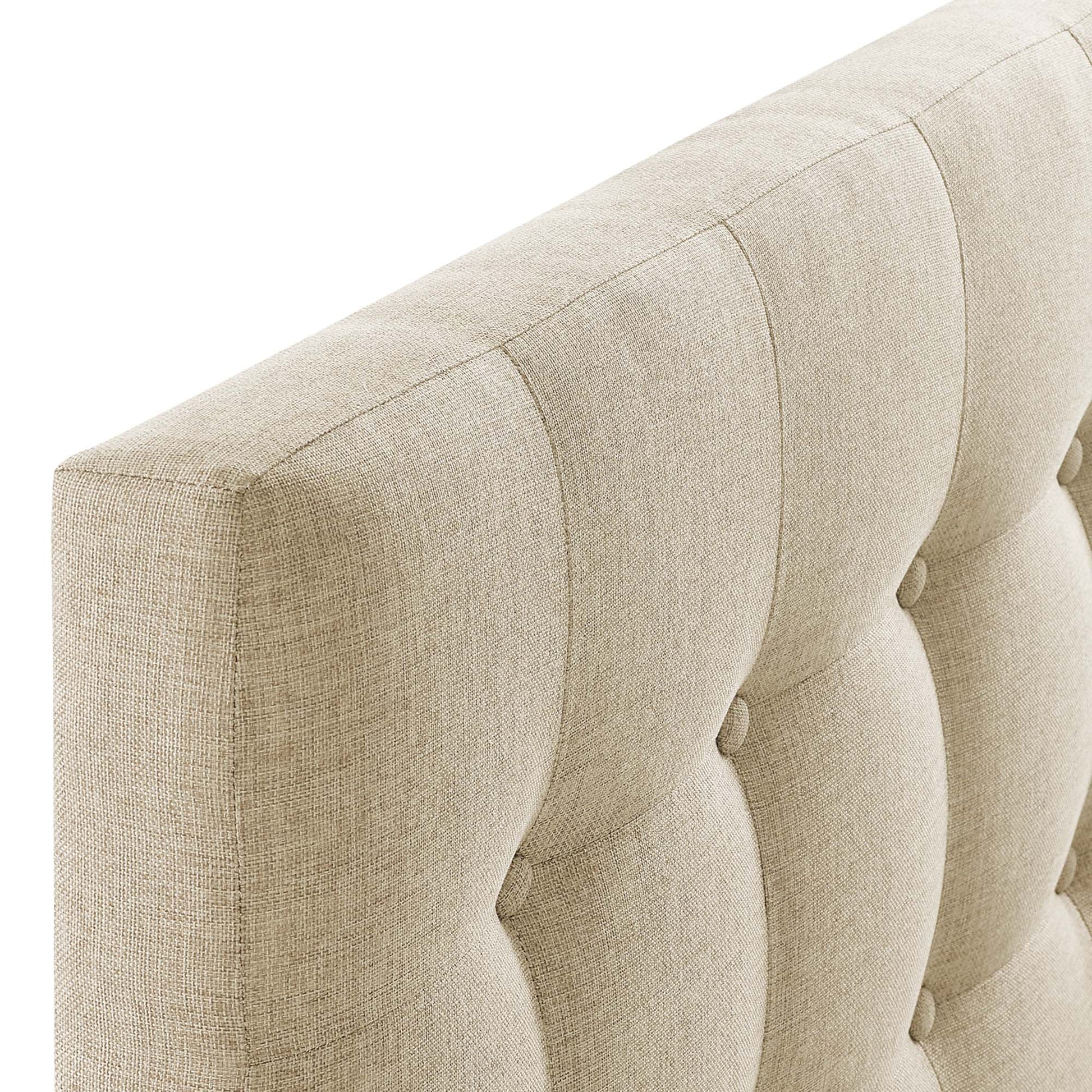 Emily Upholstered Fabric Twin Headboard