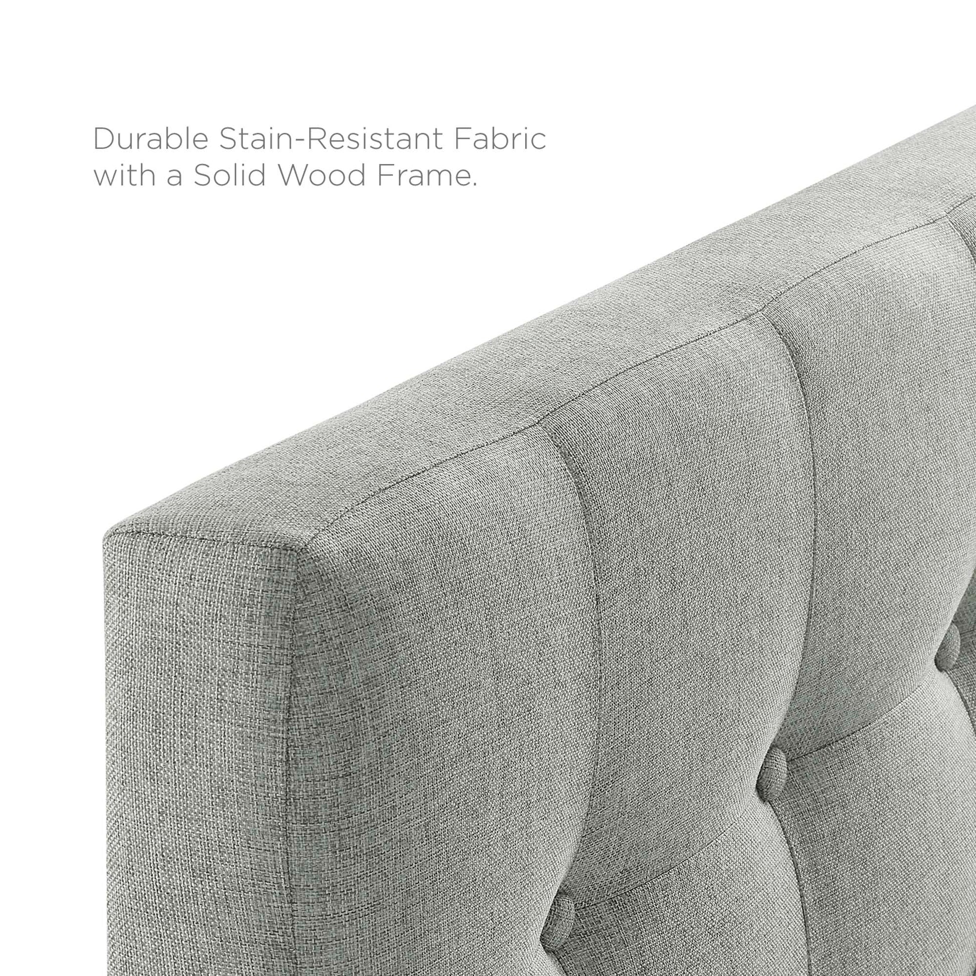 Emily Upholstered Fabric Twin Headboard
