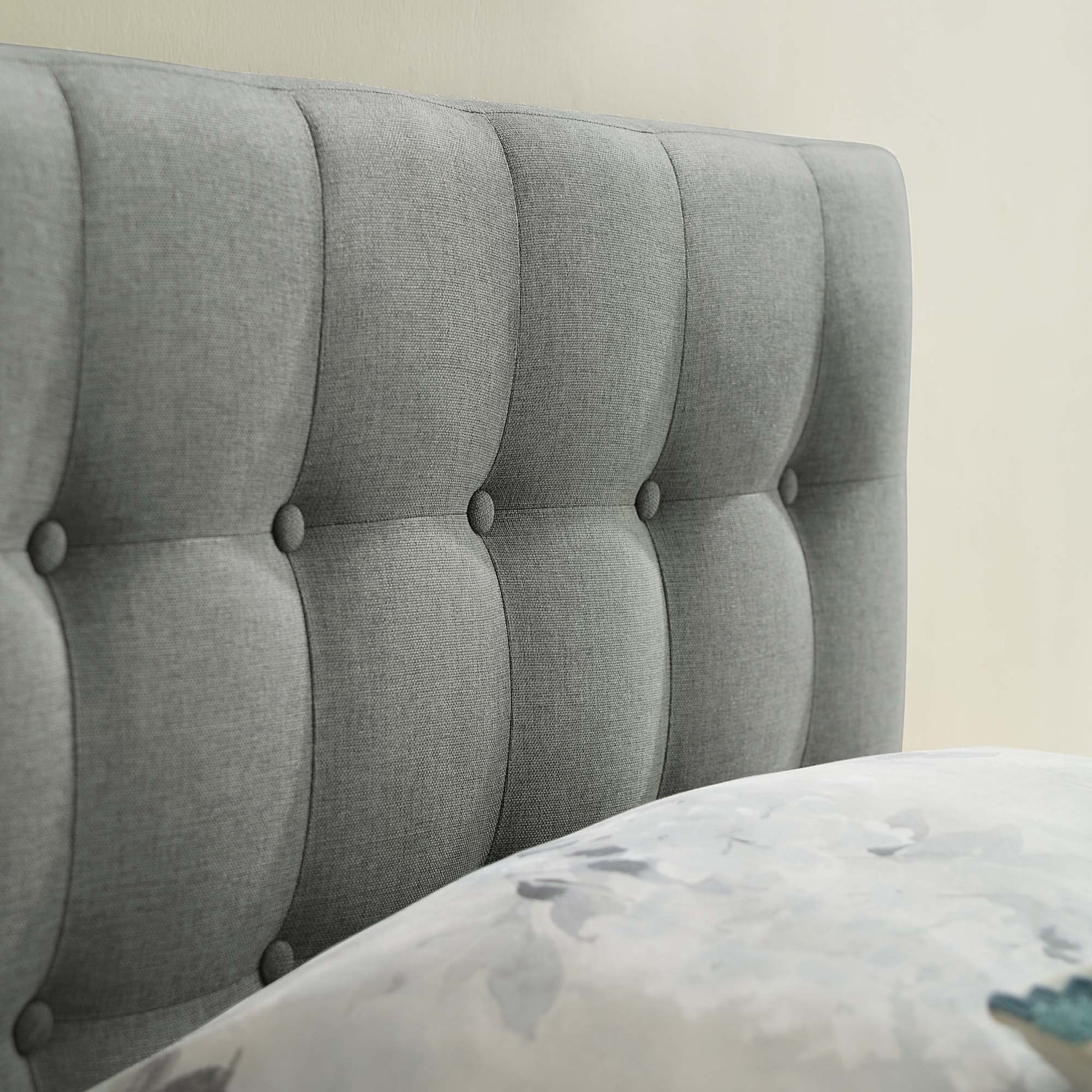 Emily Upholstered Fabric Twin Headboard