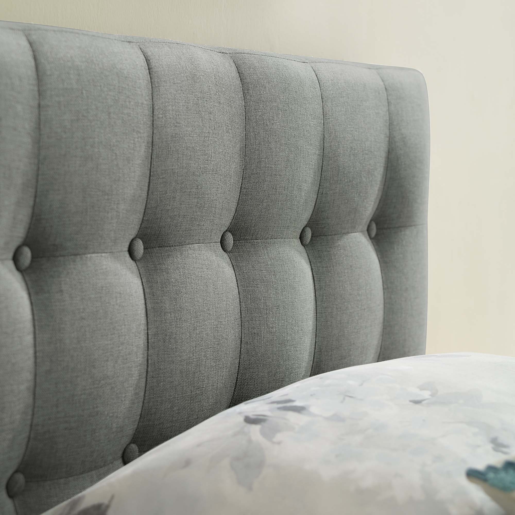 Emily Upholstered Fabric Twin Headboard