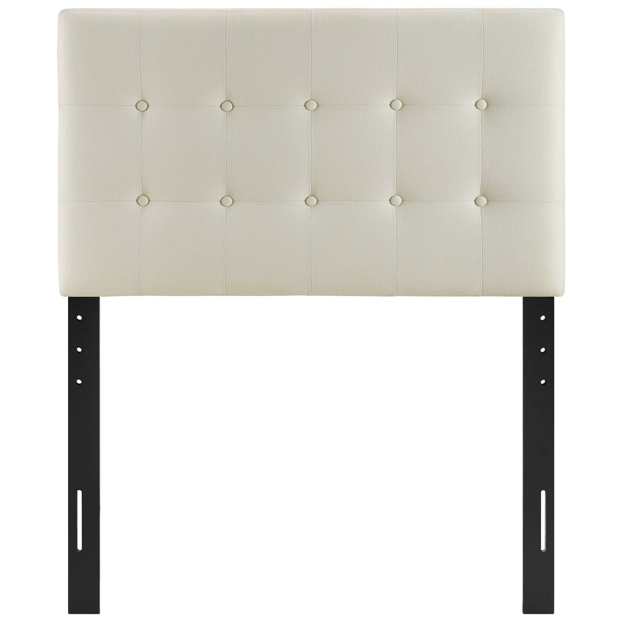Emily Upholstered Fabric Twin Headboard
