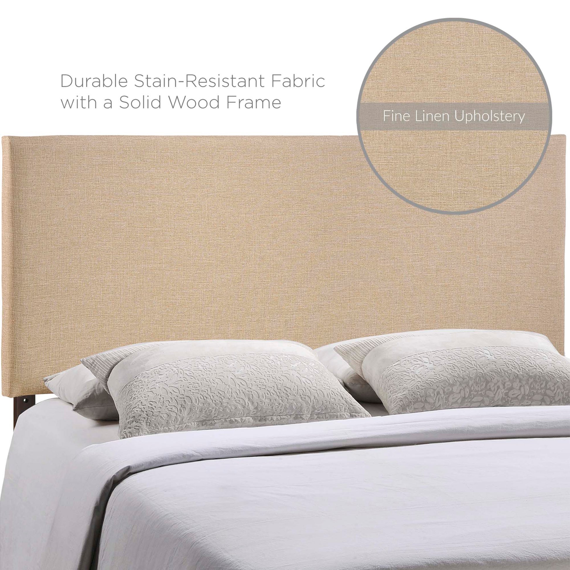 Region Upholstered Headboard - Sky Gray