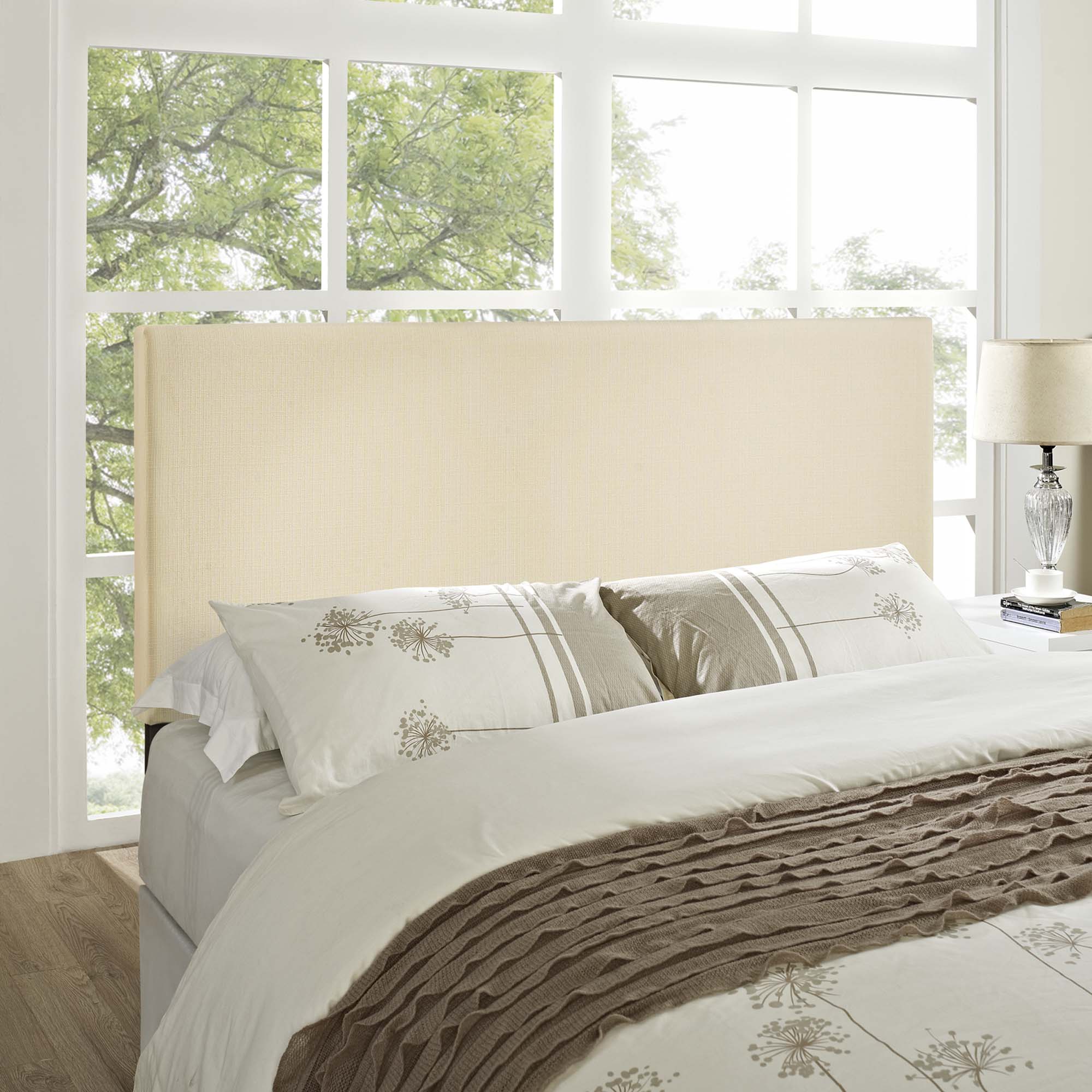 Region Upholstered Fabric King Headboard