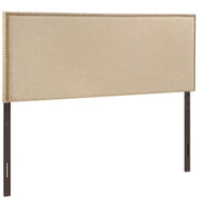 Region Nailhead Upholstered Headboard - Cafe