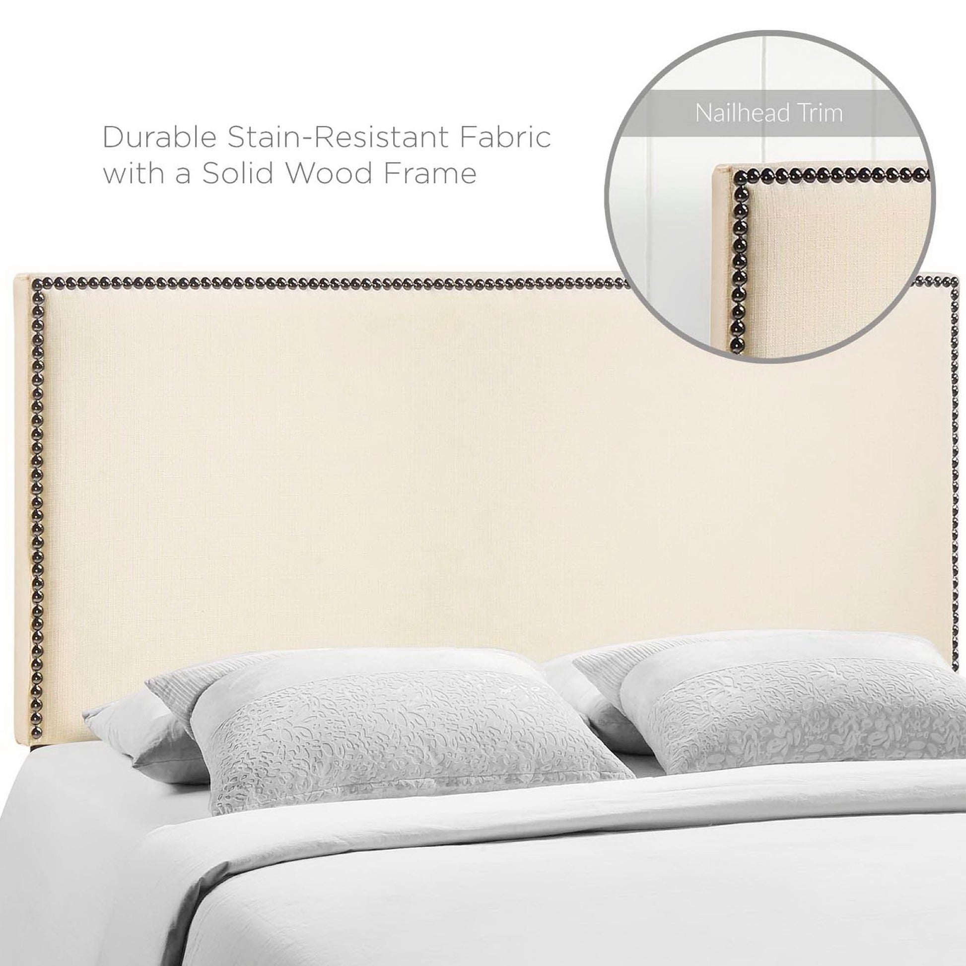 Region Nailhead Upholstered Headboard