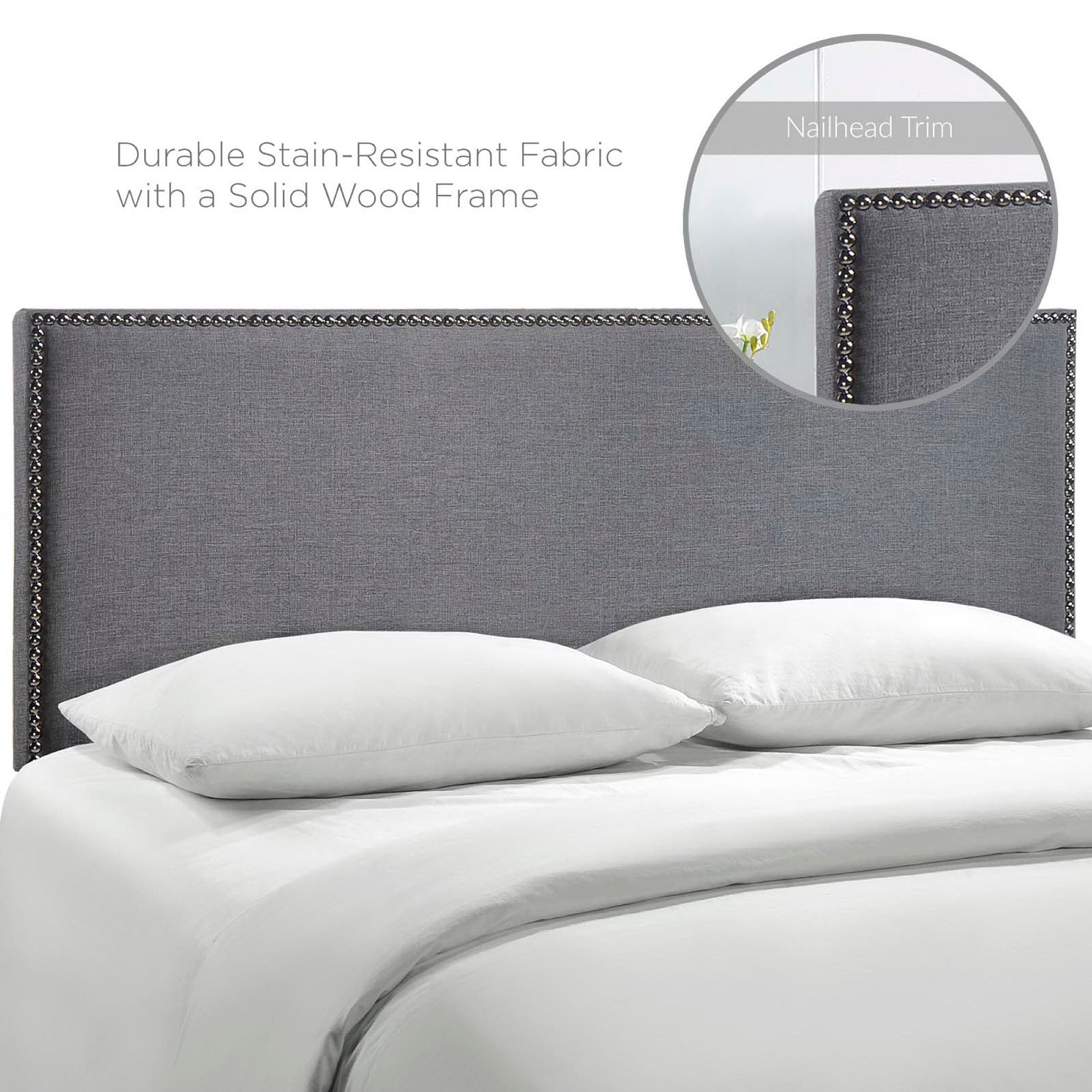 Region Nailhead Upholstered Headboard