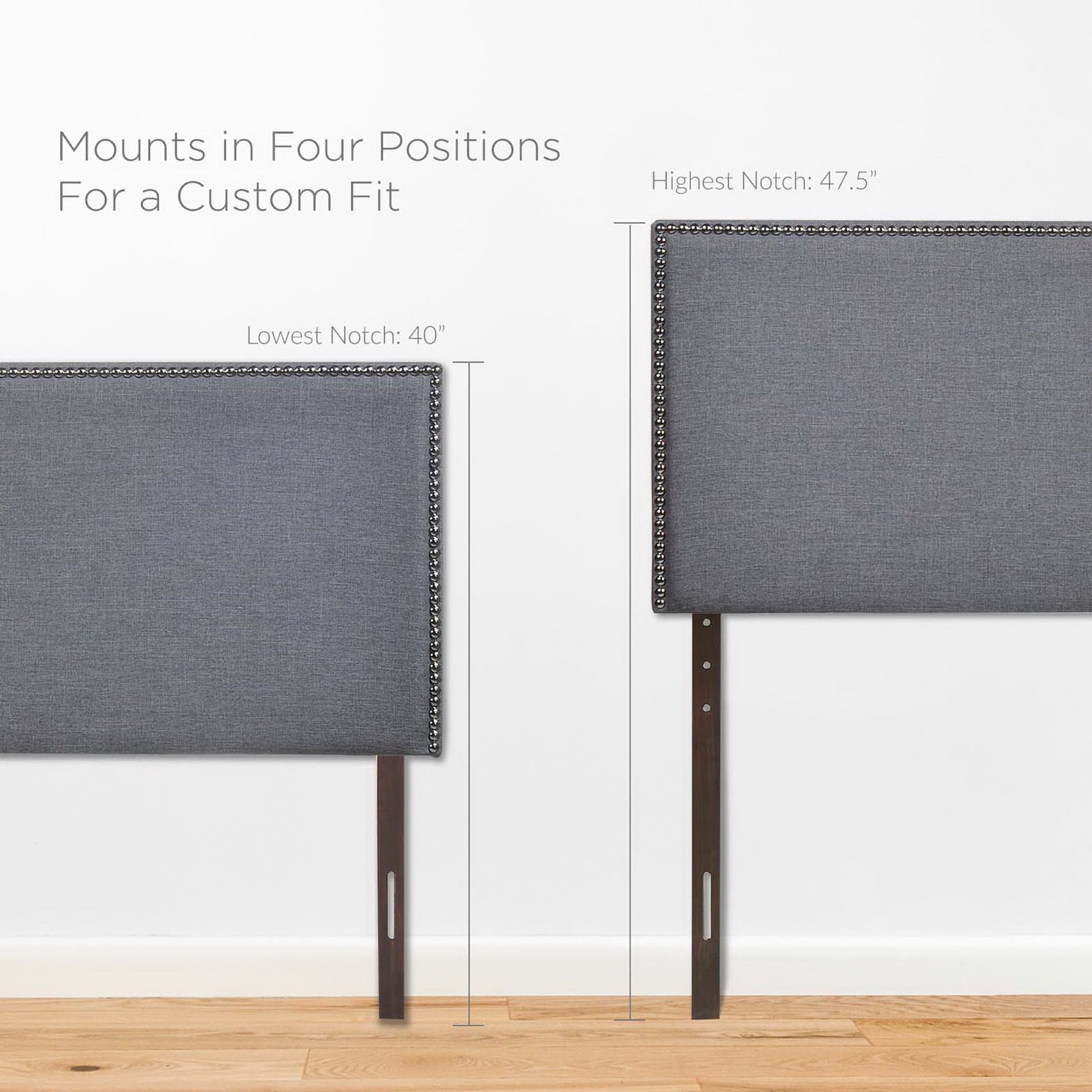 Region Nailhead Upholstered Headboard