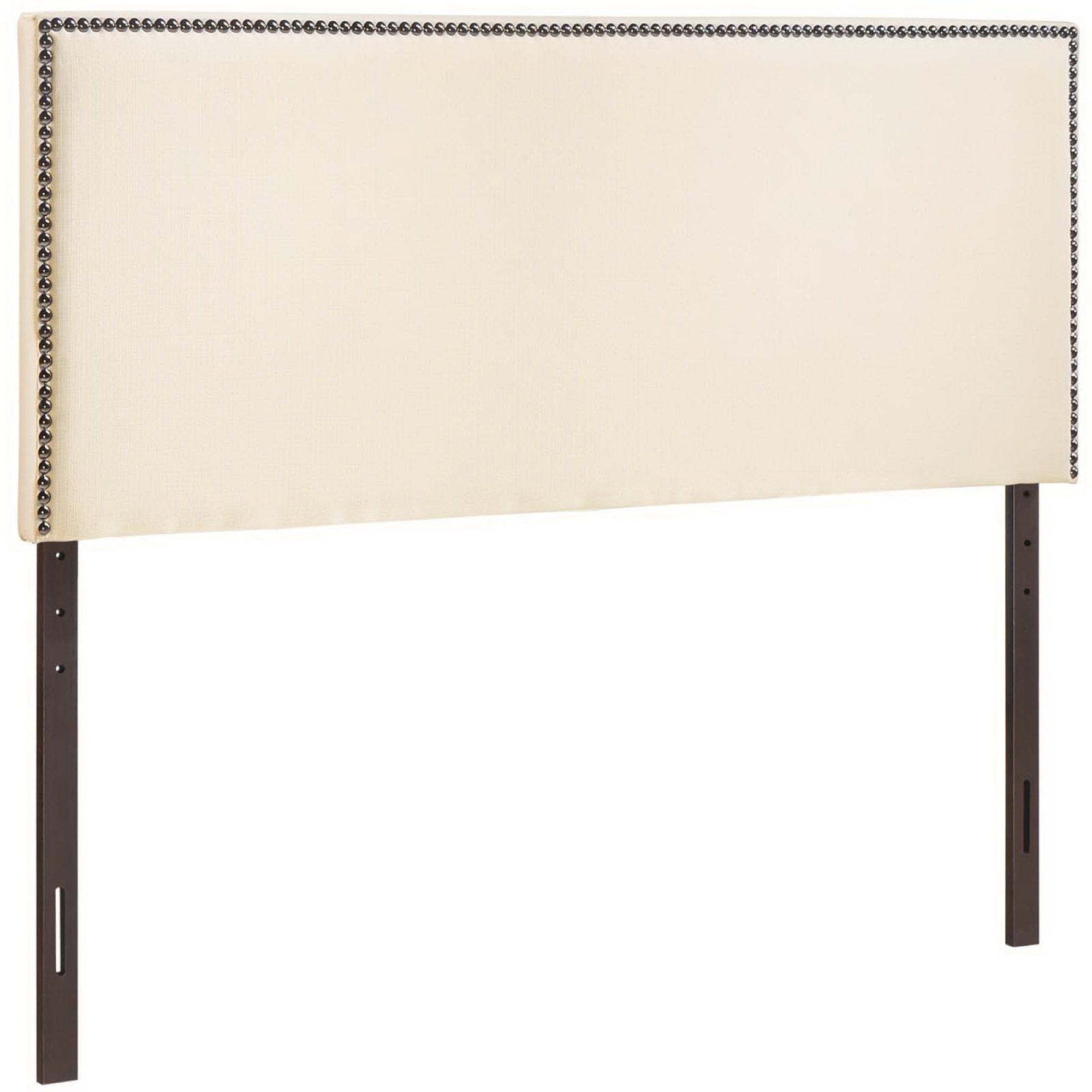 Region Nailhead Upholstered Full Headboard - Ivory