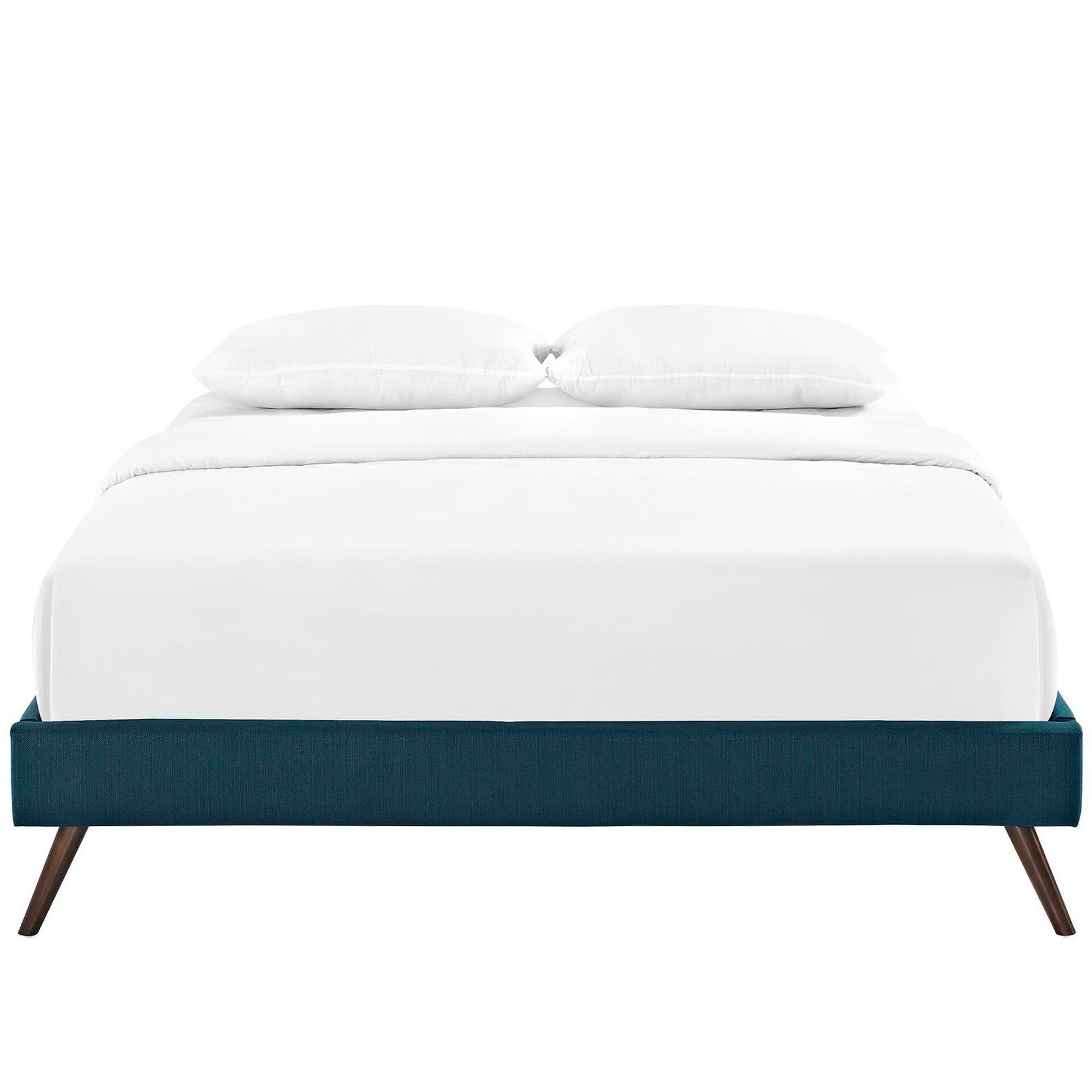 Helen Fabric Bed Frame with Round Splayed Legs