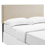 Phoebe Upholstered Fabric Headboard - Beige
