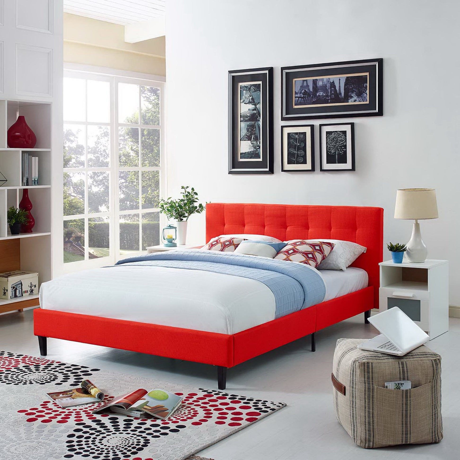 Linnea Full Bed - White