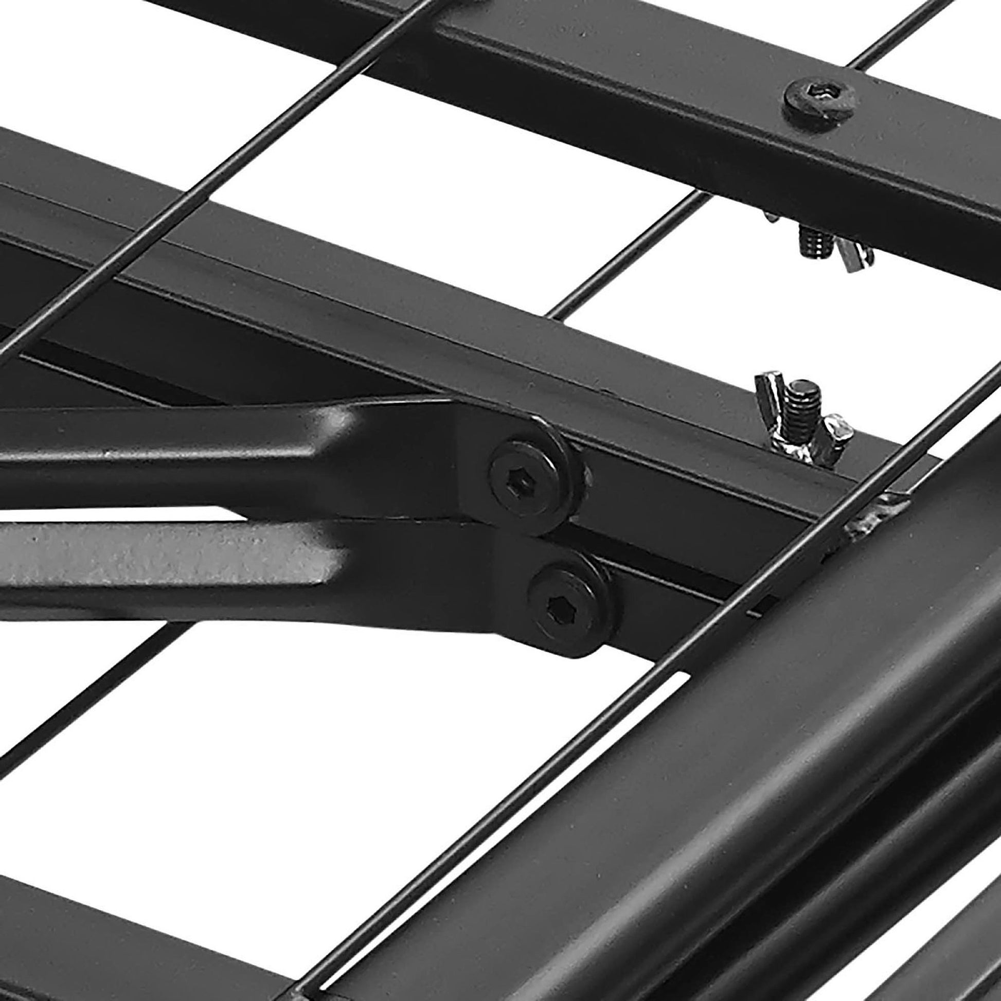 Horizon Stainless Steel Bed Frame - White