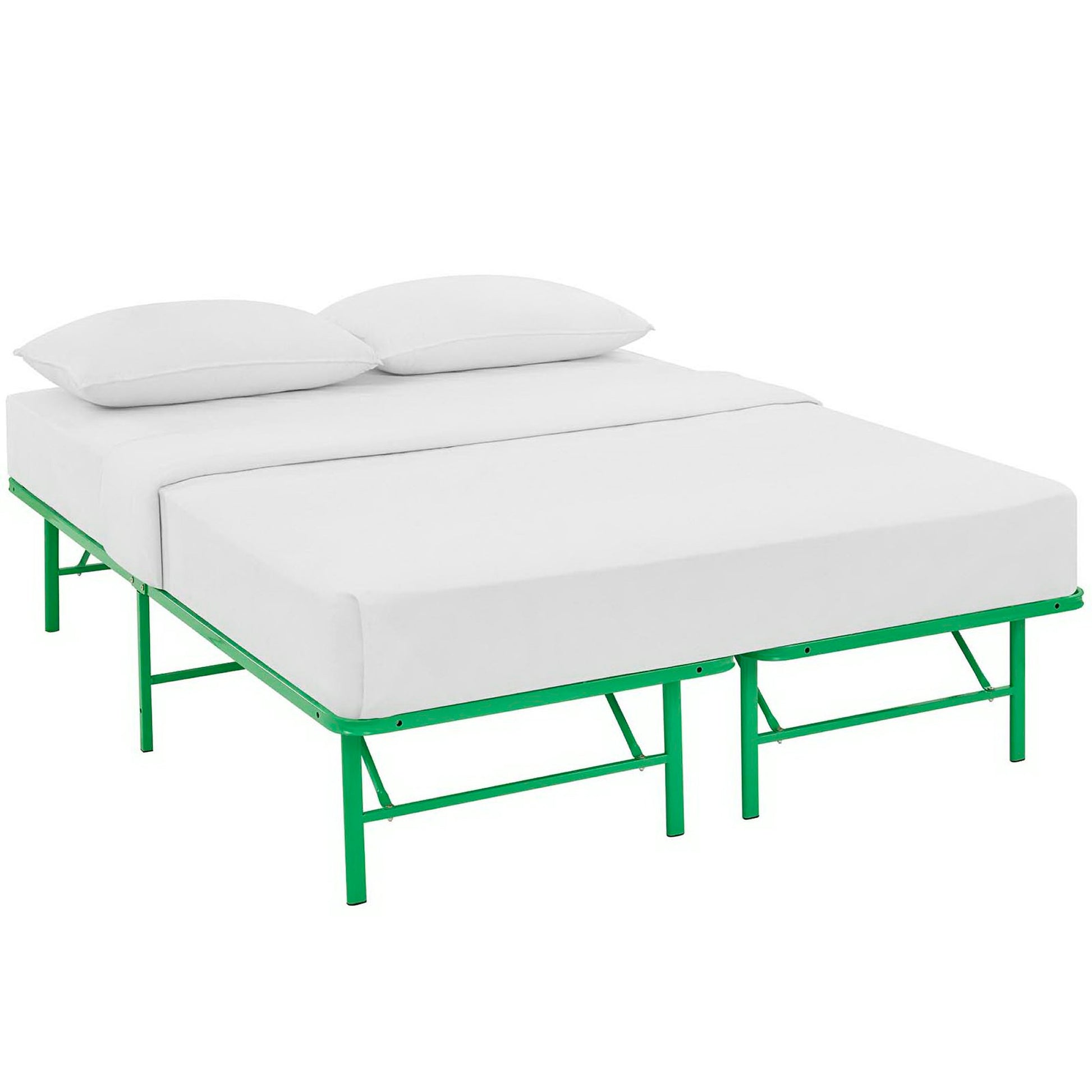 Horizon Stainless Steel Full Bed Frame - Green