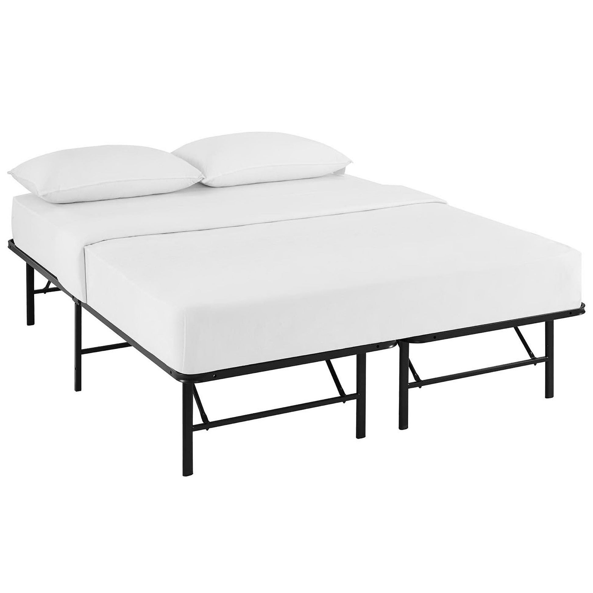 Horizon Stainless Steel Bed Frame - Brown