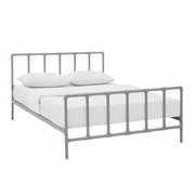 Dower Stainless Steel Bed - Gray