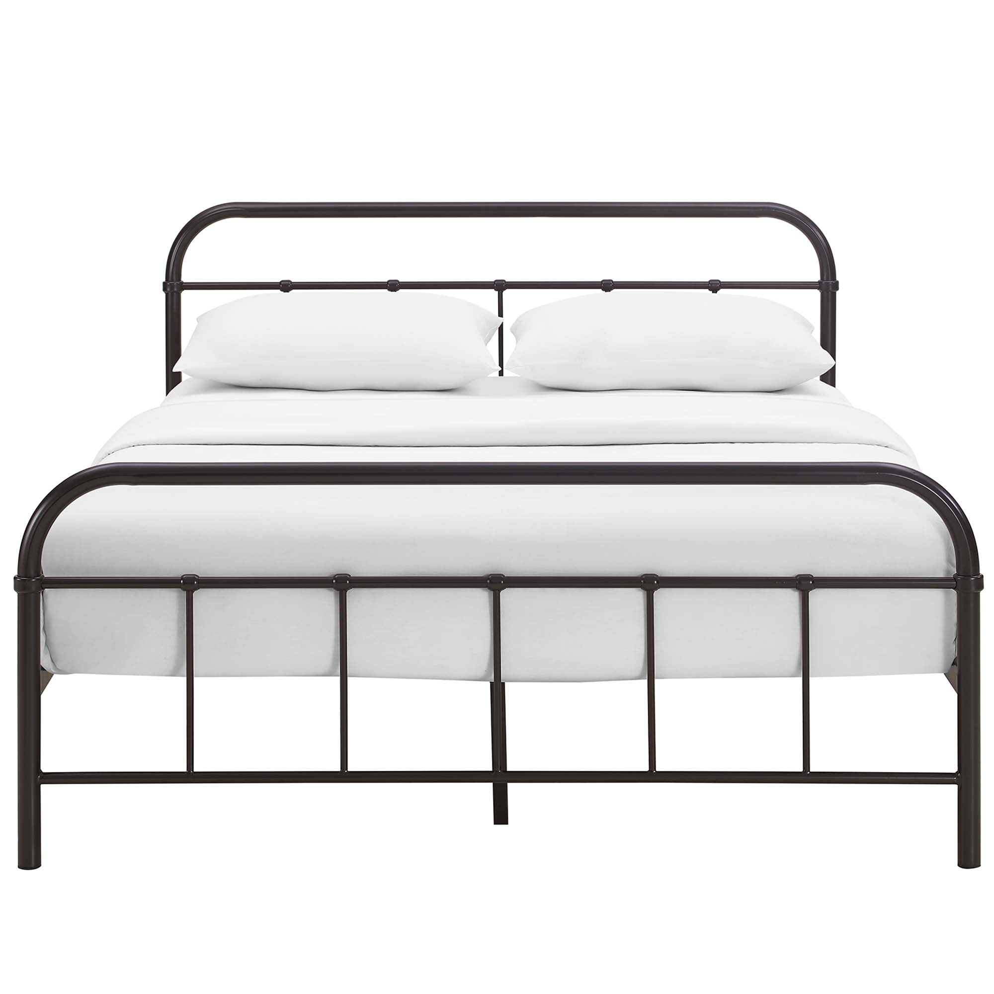 Maisie Stainless Steel Queen Bed Frame