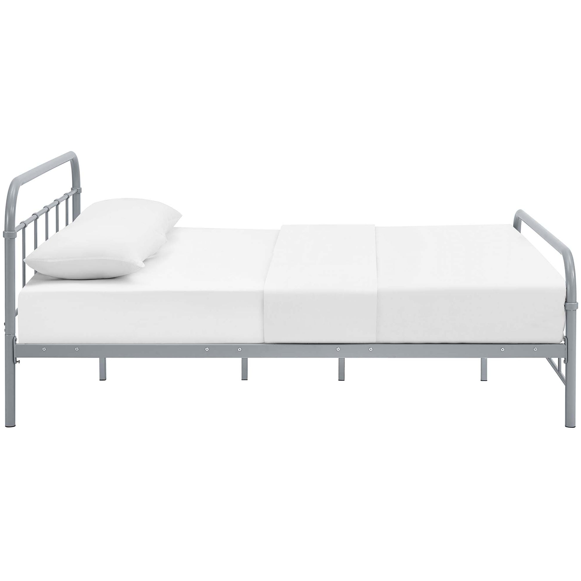 Maisie Stainless Steel Queen Bed Frame