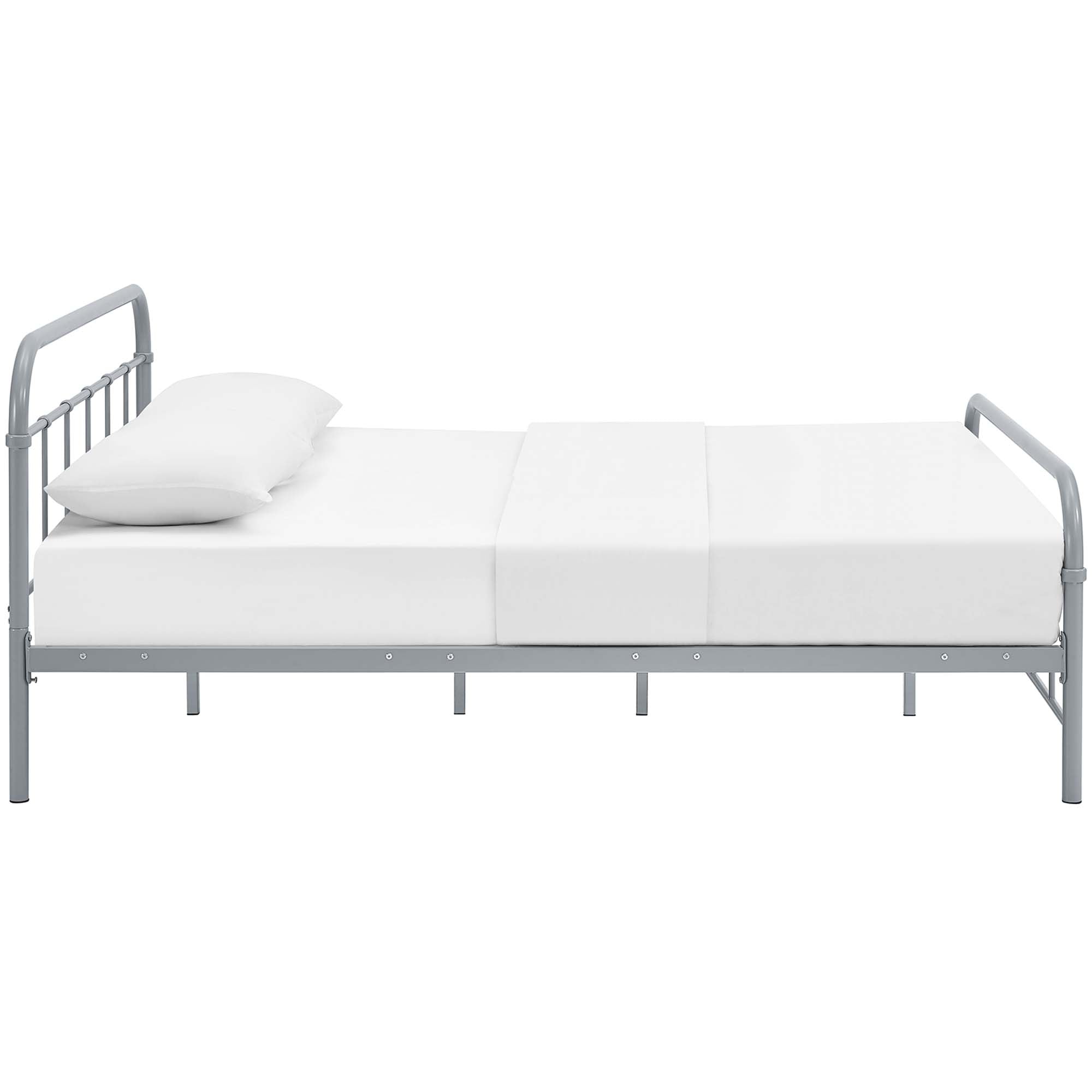 Maisie Stainless Steel Queen Bed Frame