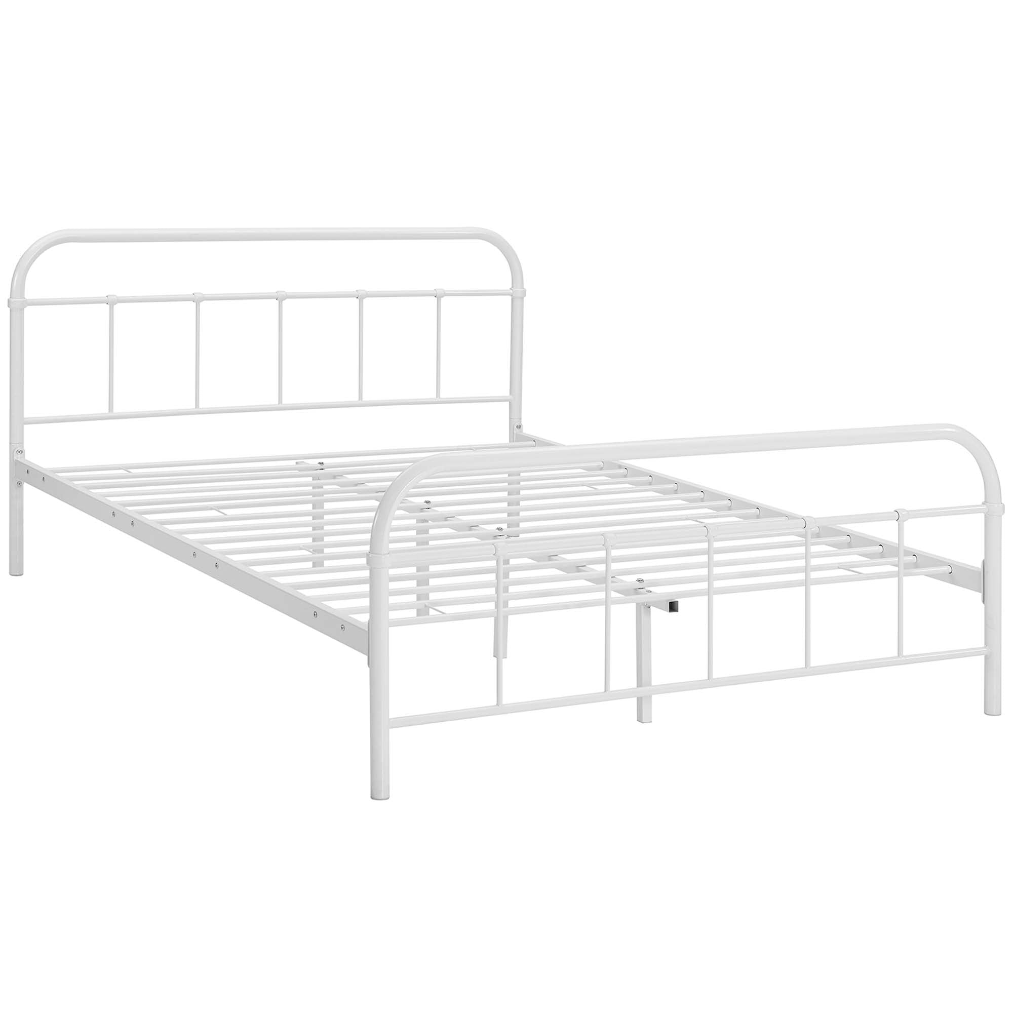 Maisie Stainless Steel Queen Bed Frame