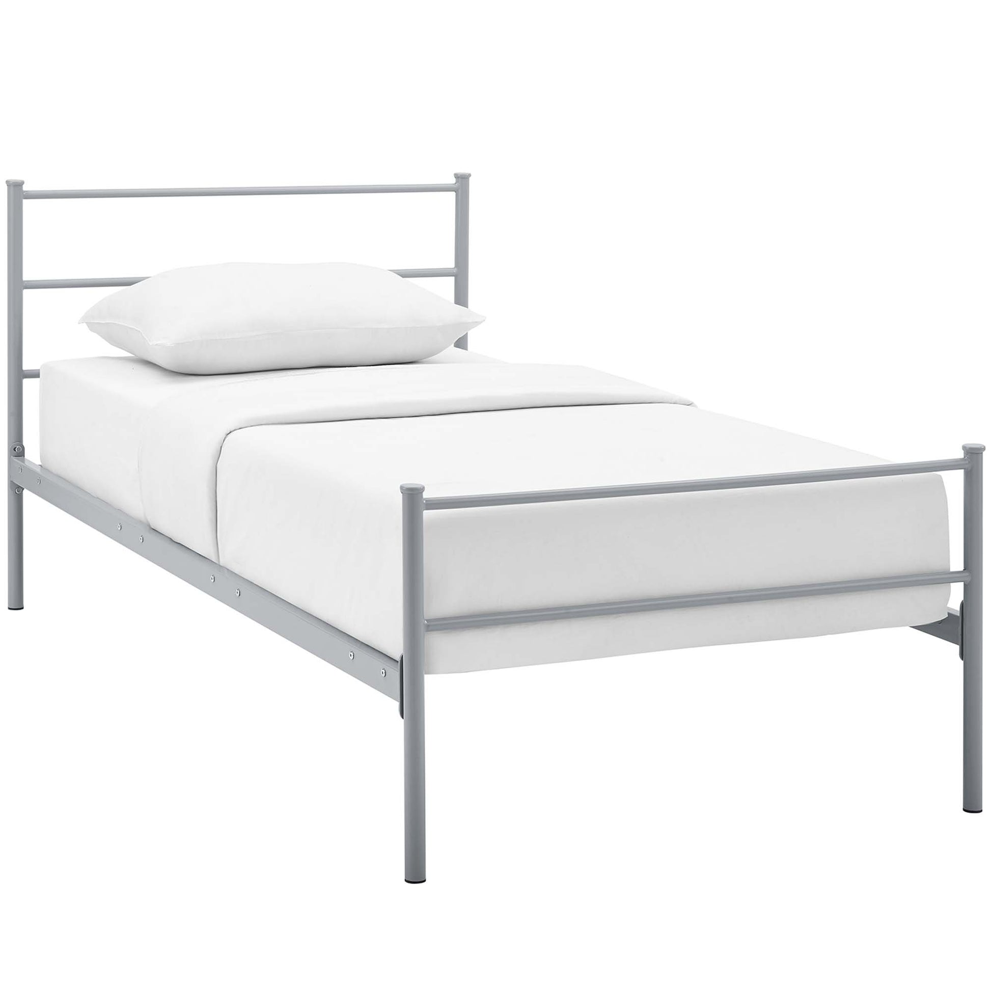 Alina Platform Bed Frame - Gray
