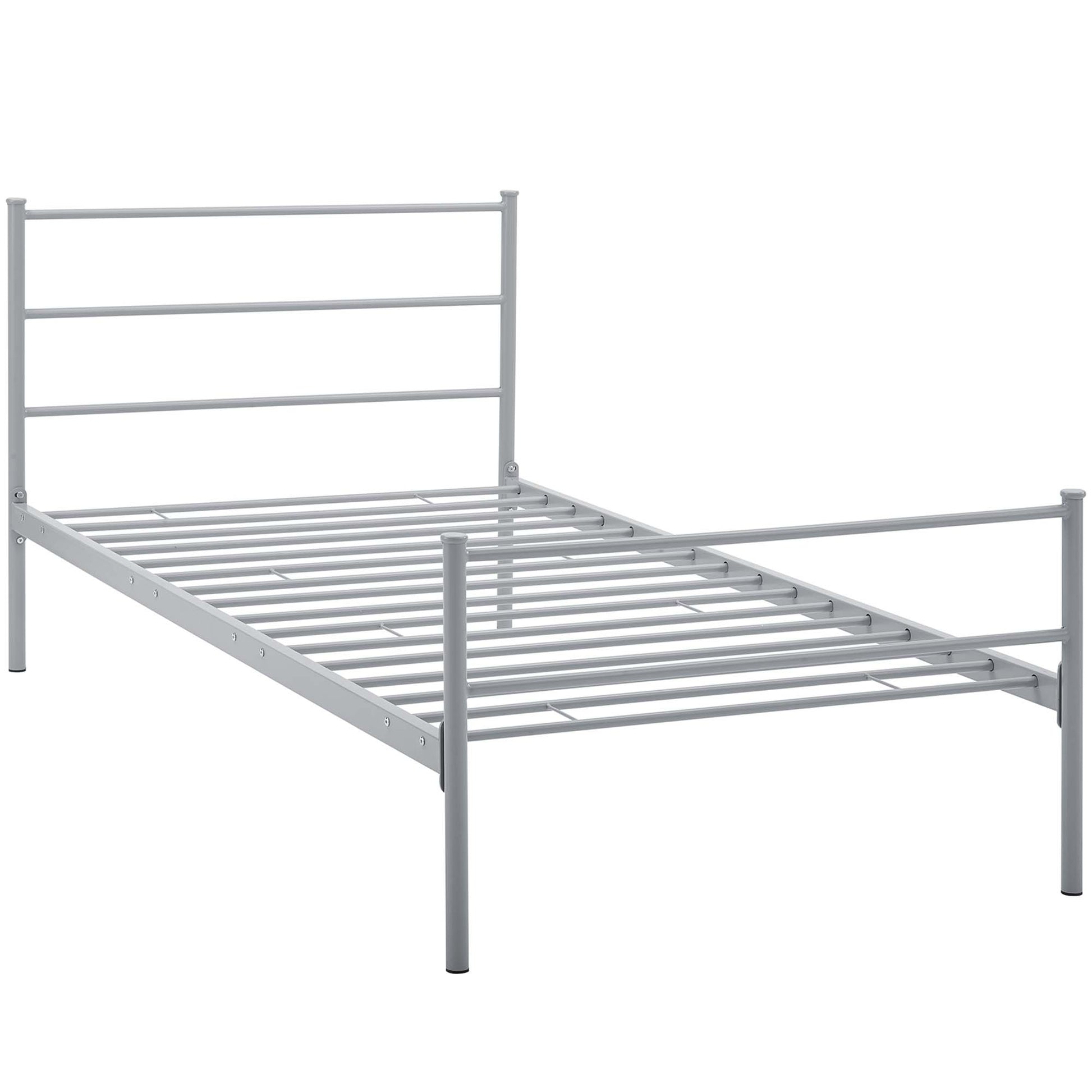 Alina Platform Bed Frame - White