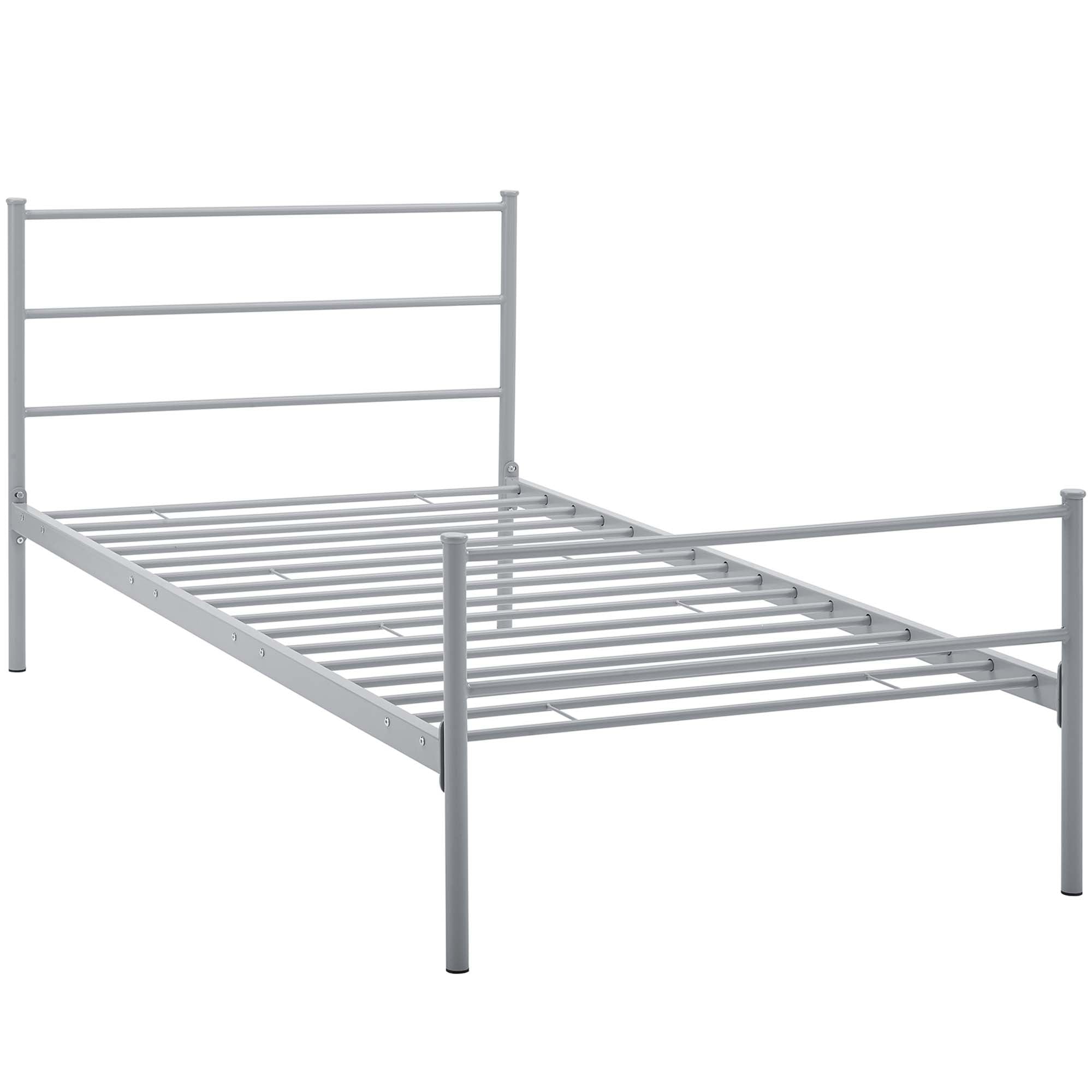 Alina Platform Bed Frame - White
