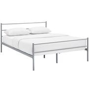 Alina Platform Full Bed Frame - Gray