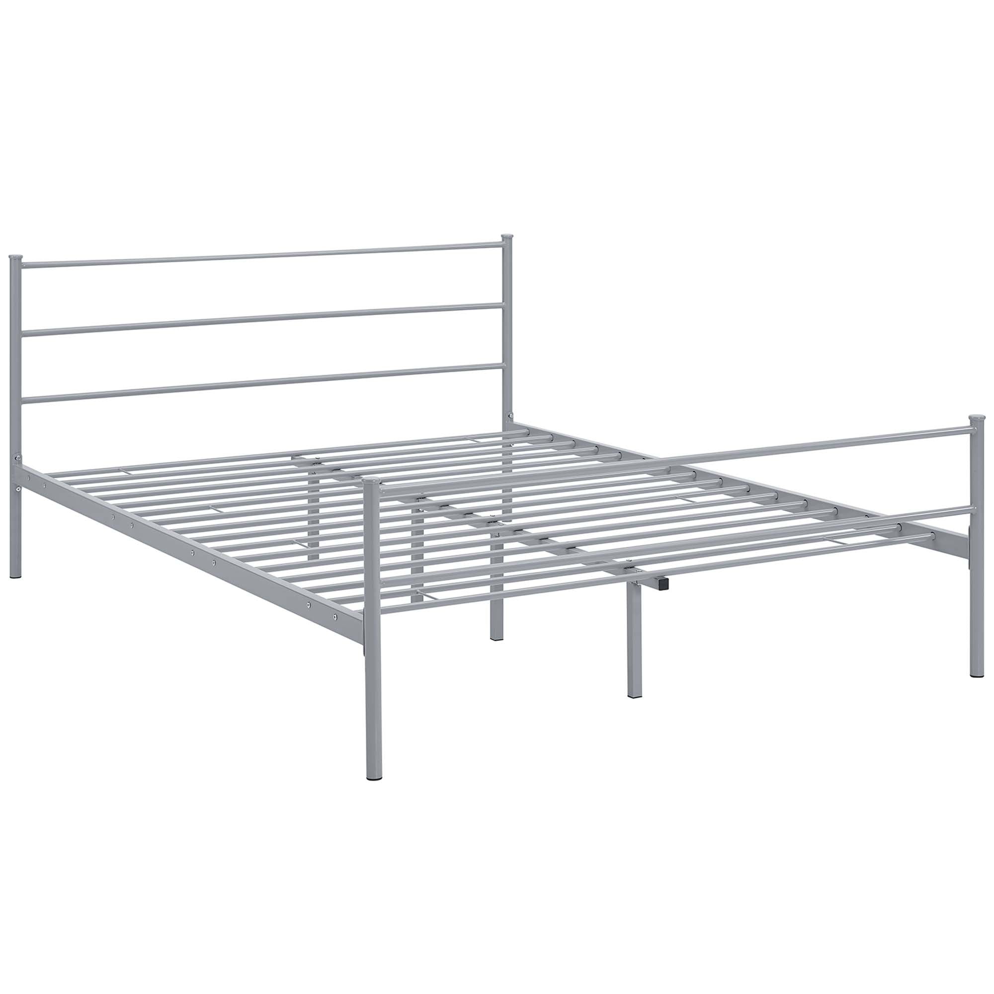 Alina Platform Full Bed Frame - White