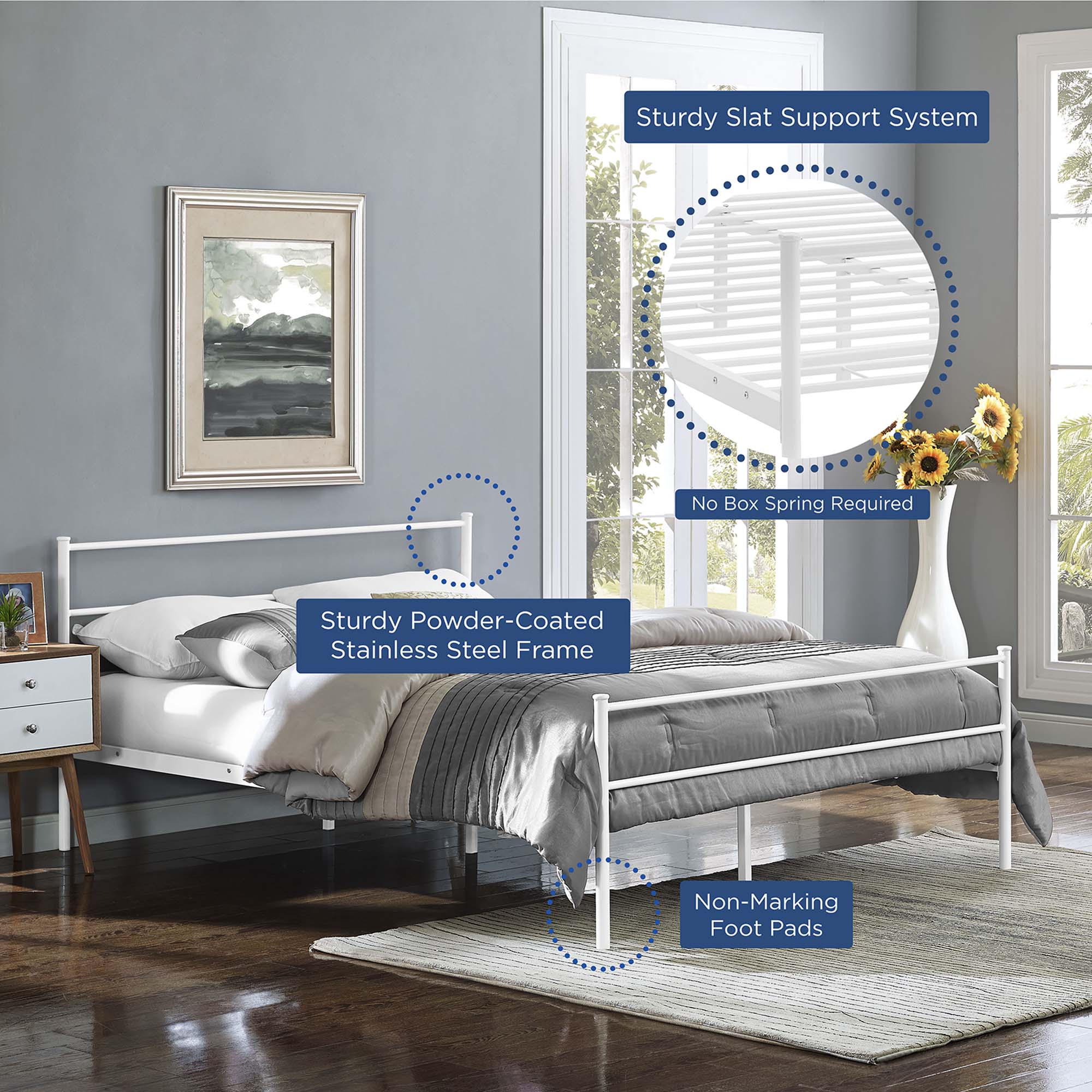 Alina Platform Full Bed Frame