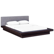 Freja Platform Bed - Cappuccino Gray
