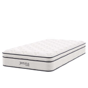 Jenna 10" Innerspring and Foam Twin Mattress - White