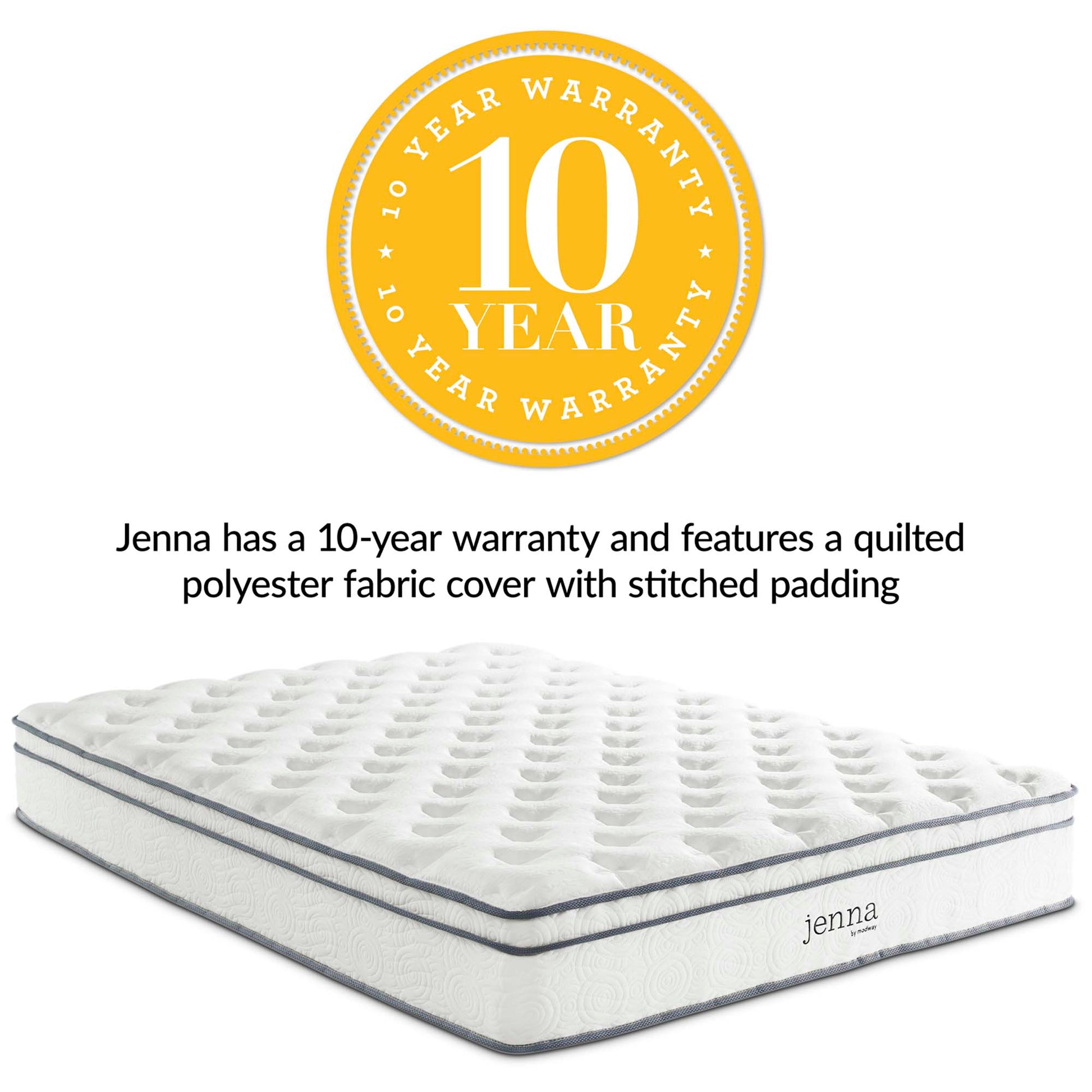 Jenna 10" Innerspring and Foam Full Mattress