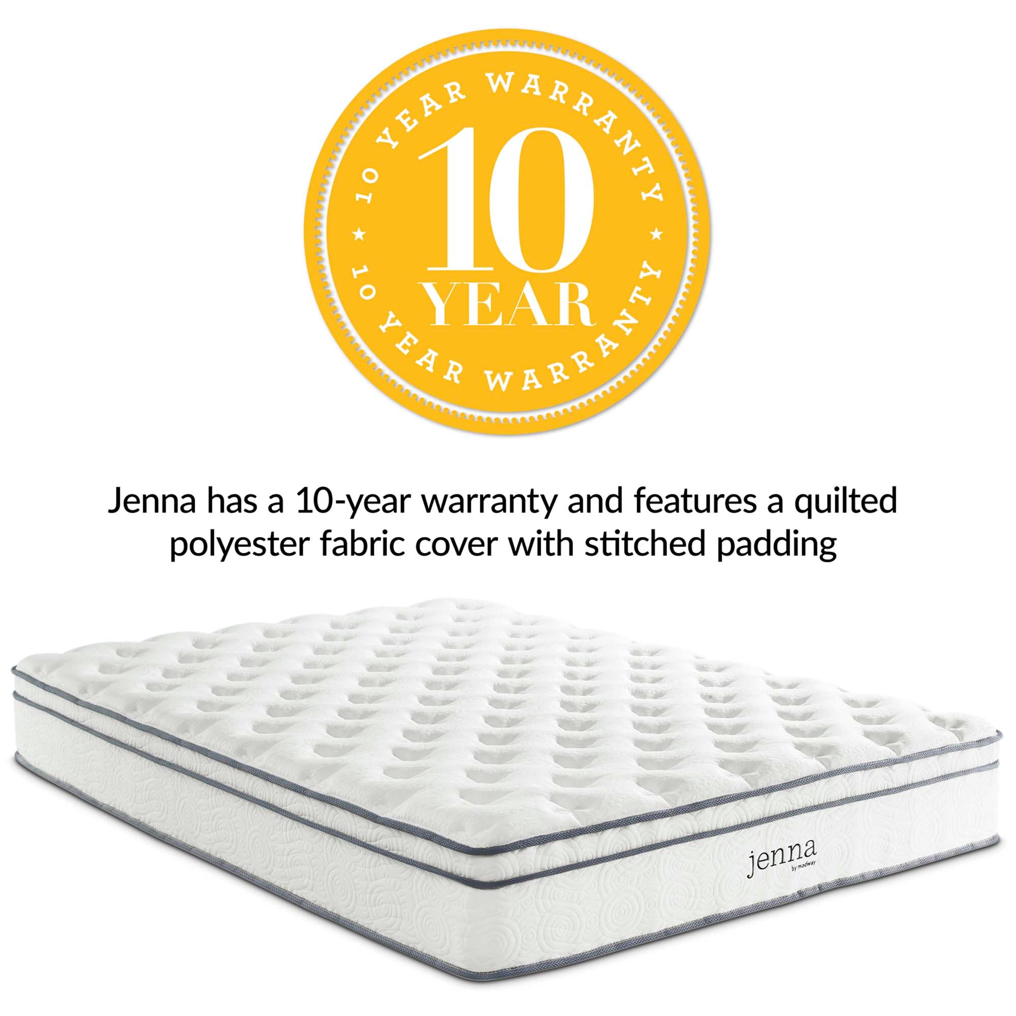 Jenna 10" Innerspring and Foam Full Mattress