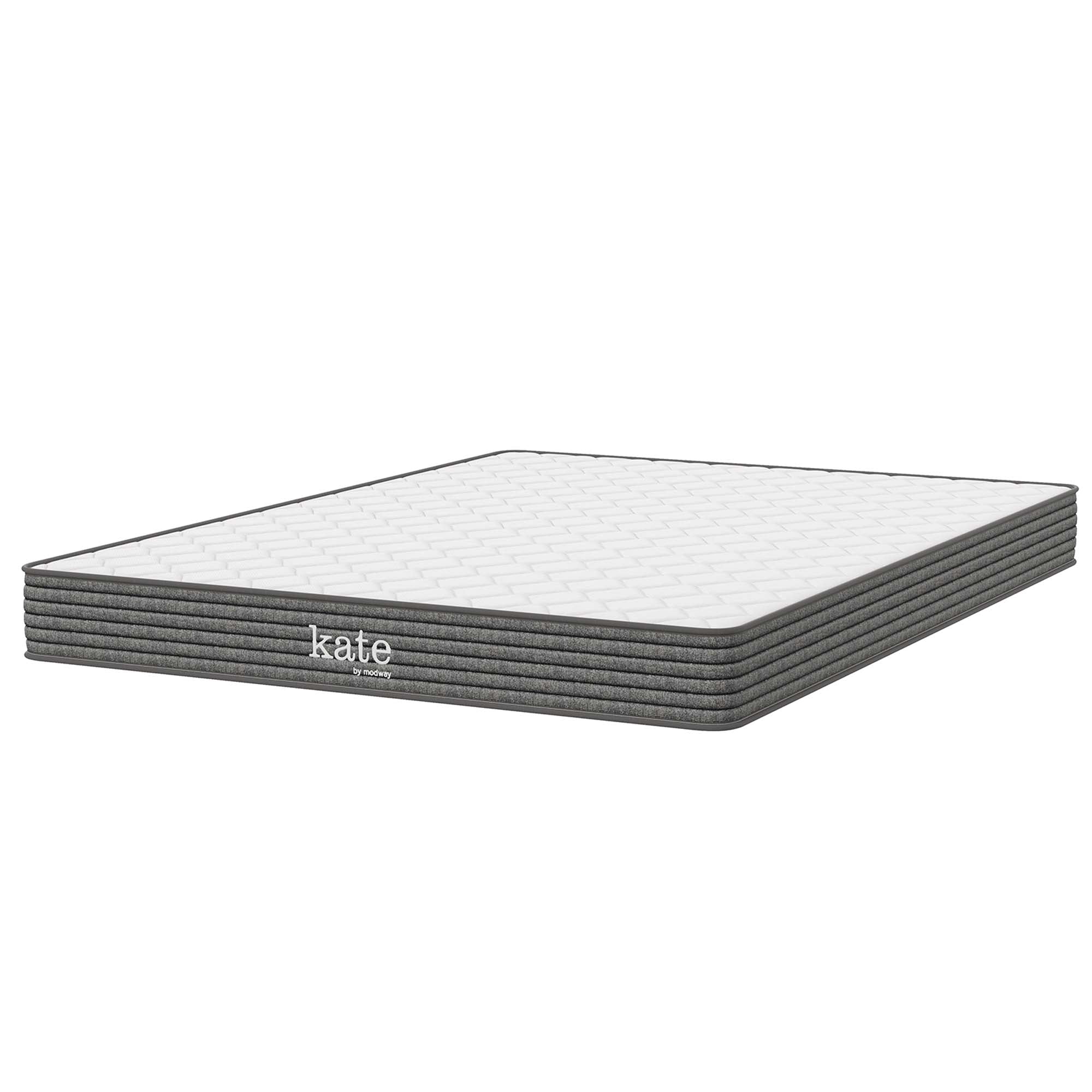 Kate 6" Full Mattress - White