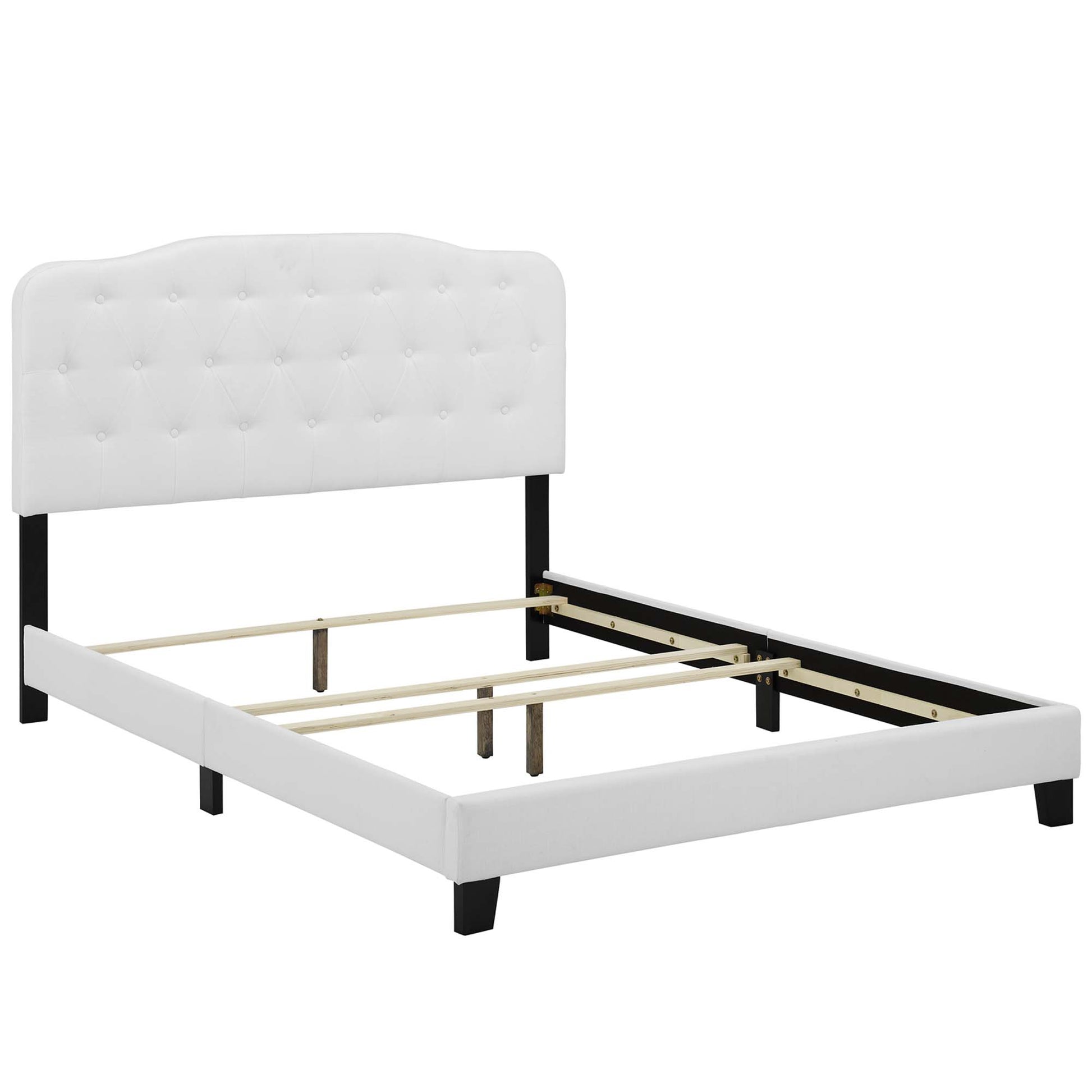 Amelia Upholstered Fabric Queen Bed