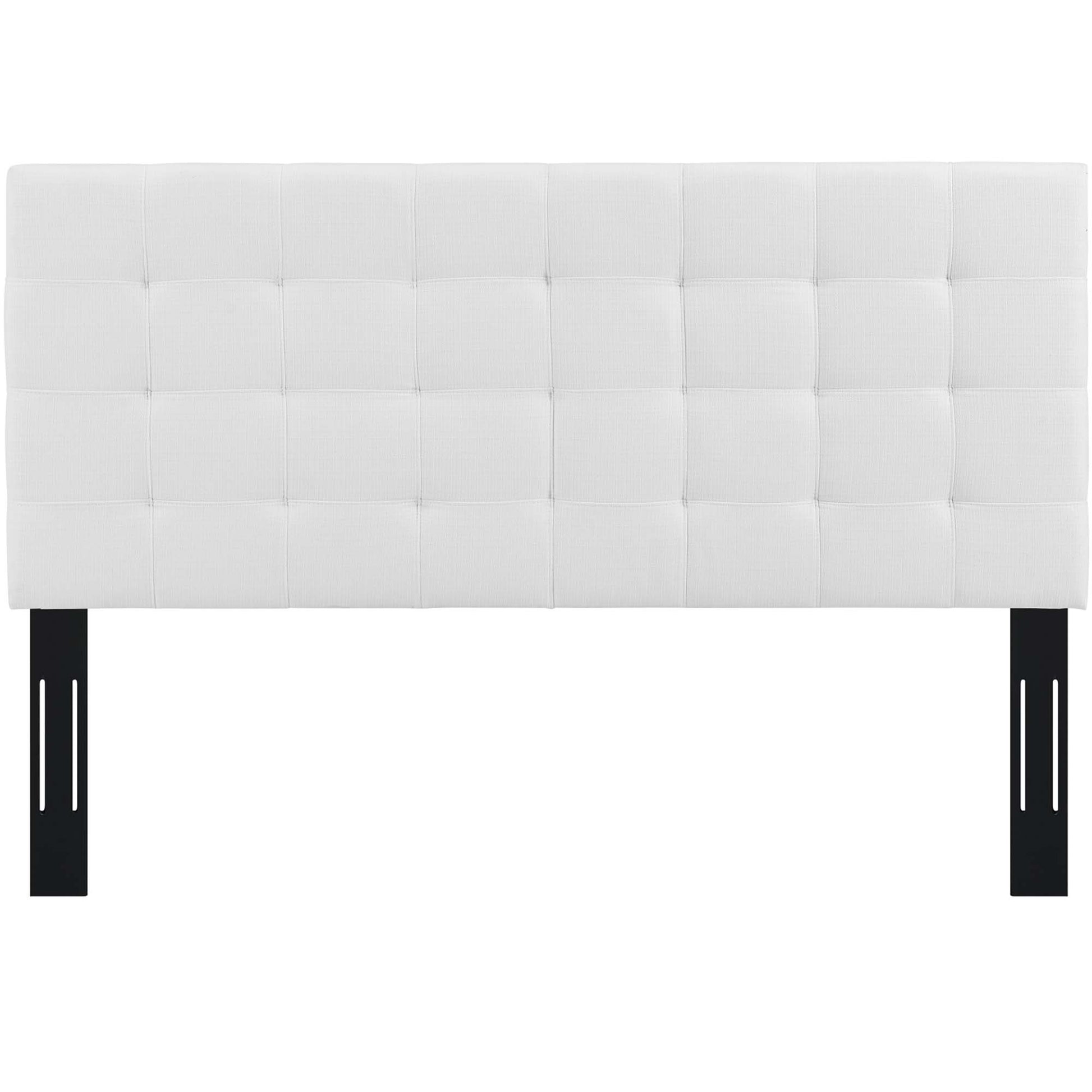 Paisley Tufted Upholstered Linen Fabric Headboard