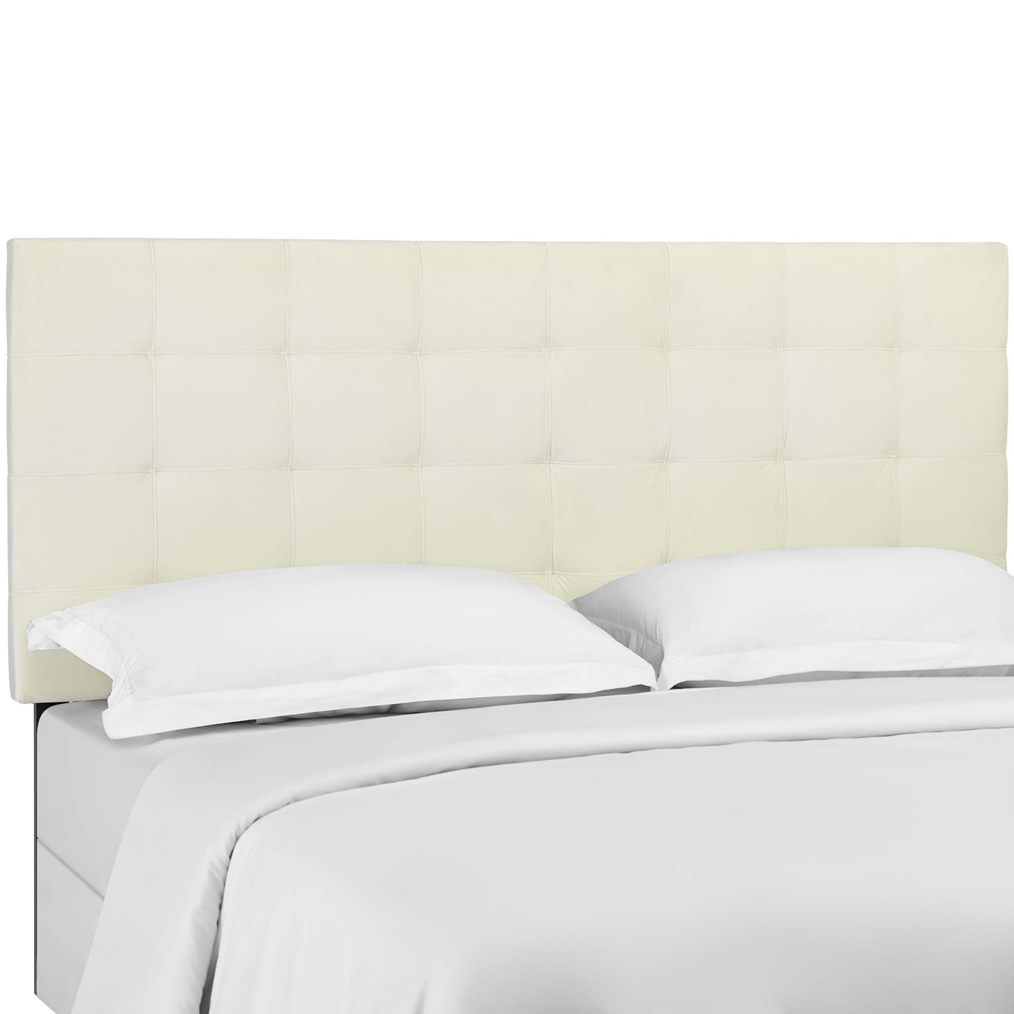 Paisley Tufted Upholstered Performance Velvet Headboard