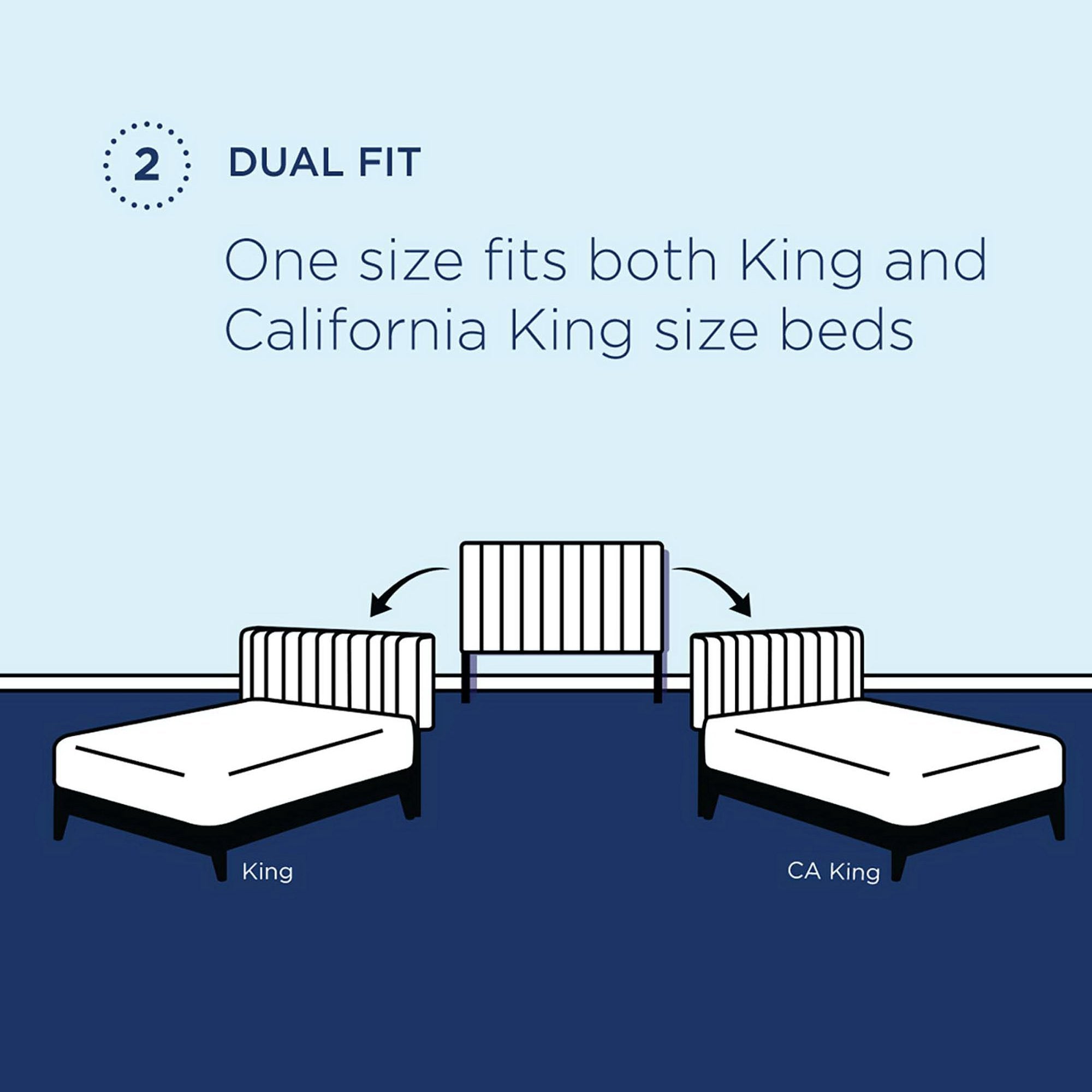 Paisley Tufted Upholstered Linen Fabric King and California King Headboard