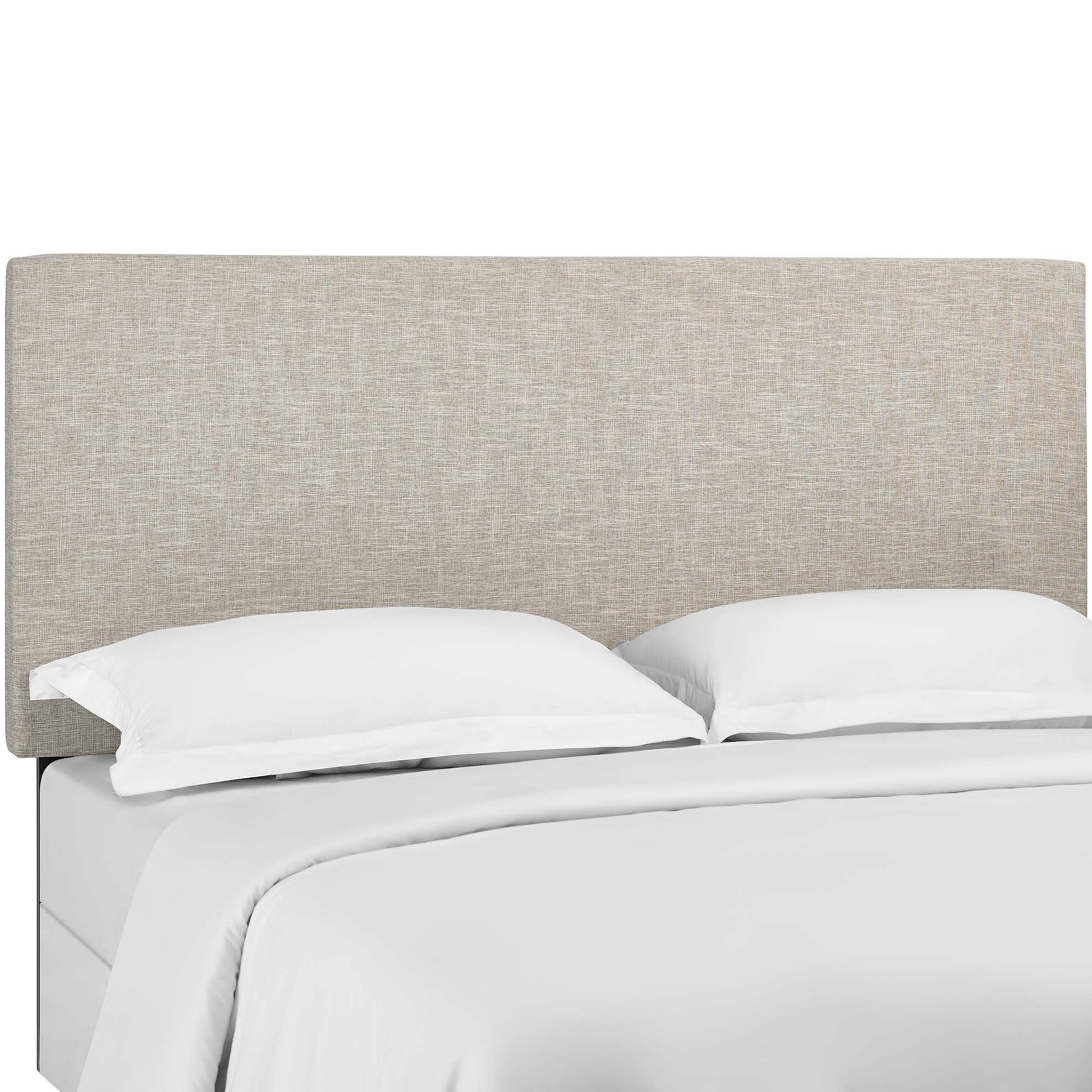 Taylor Upholstered Linen Fabric King and California King Headboard - Beige
